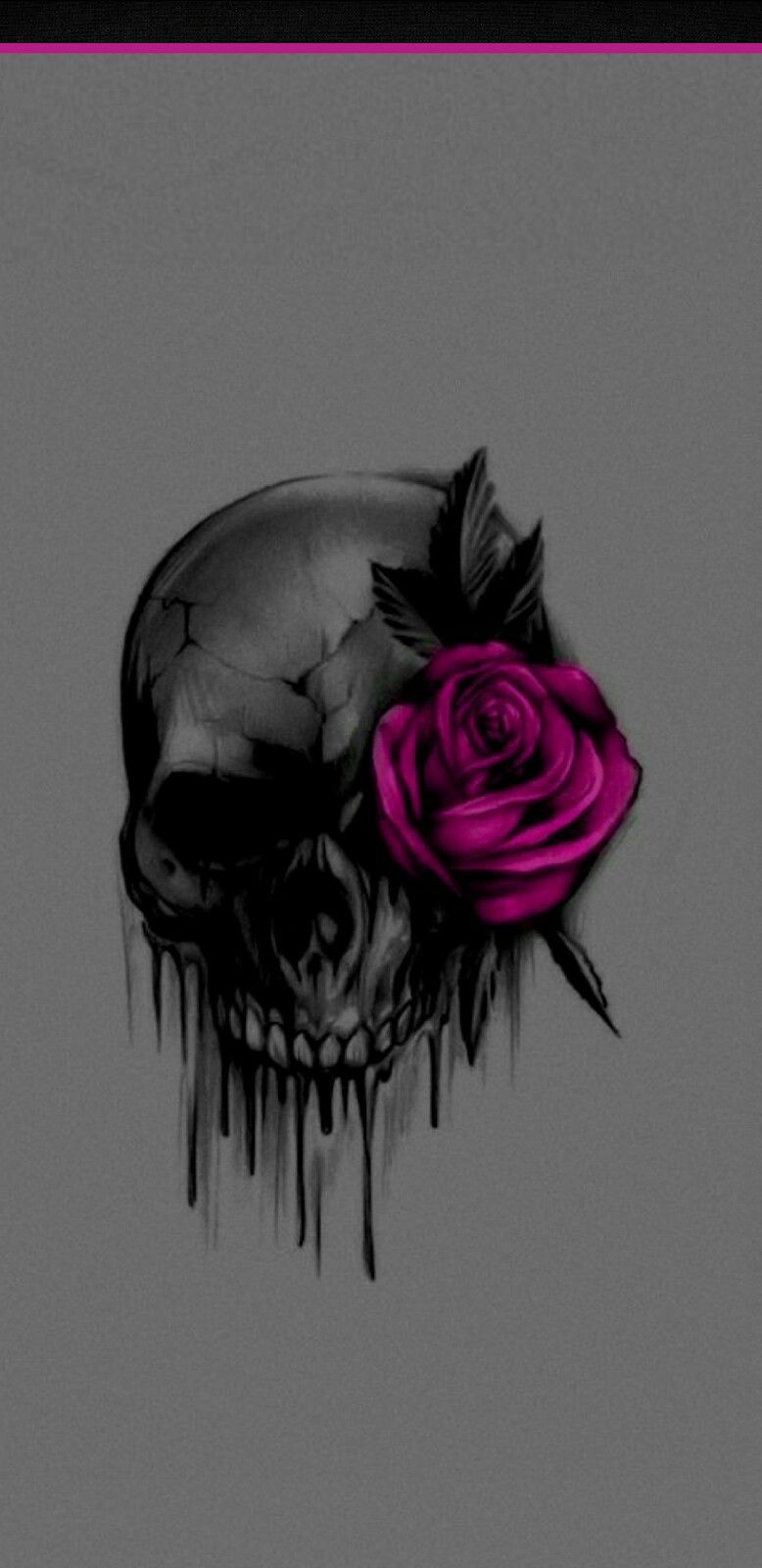 Love Skull And Roses Wallpapers