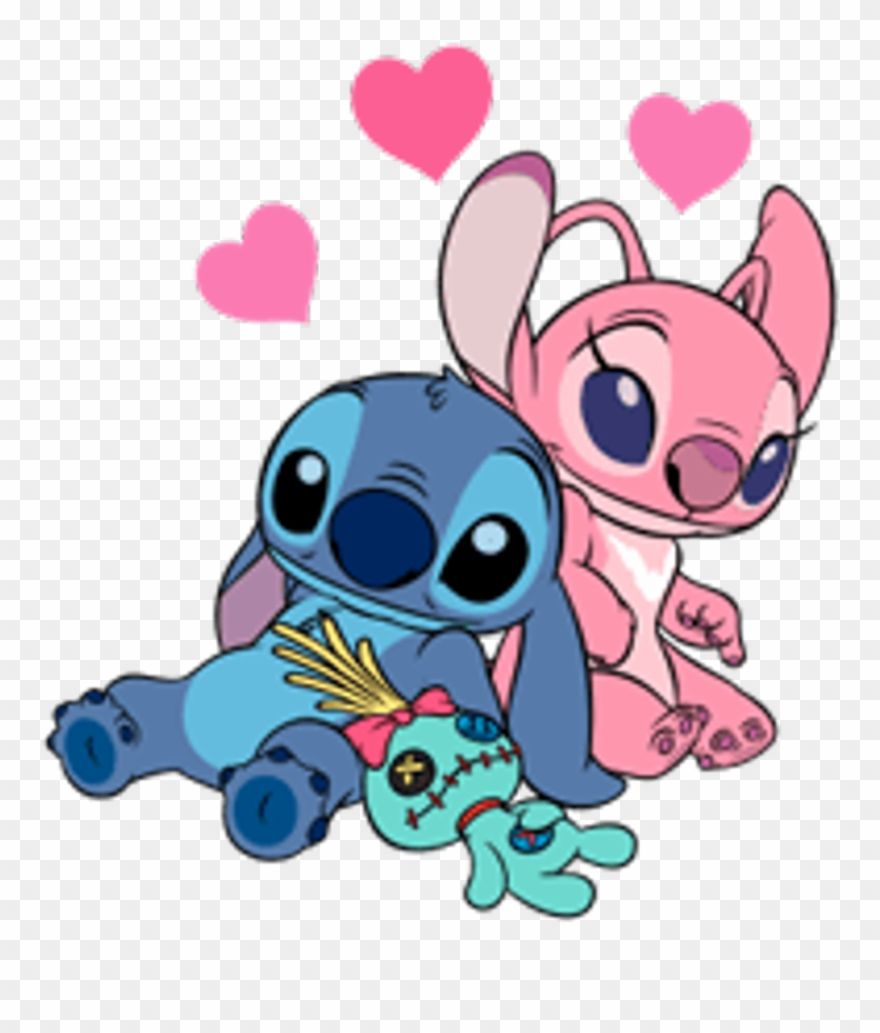 Love Stitch And Angel Wallpapers