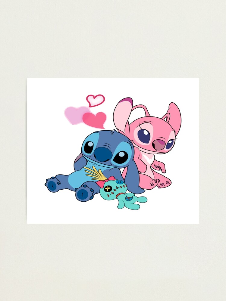 Love Stitch And Angel Wallpapers