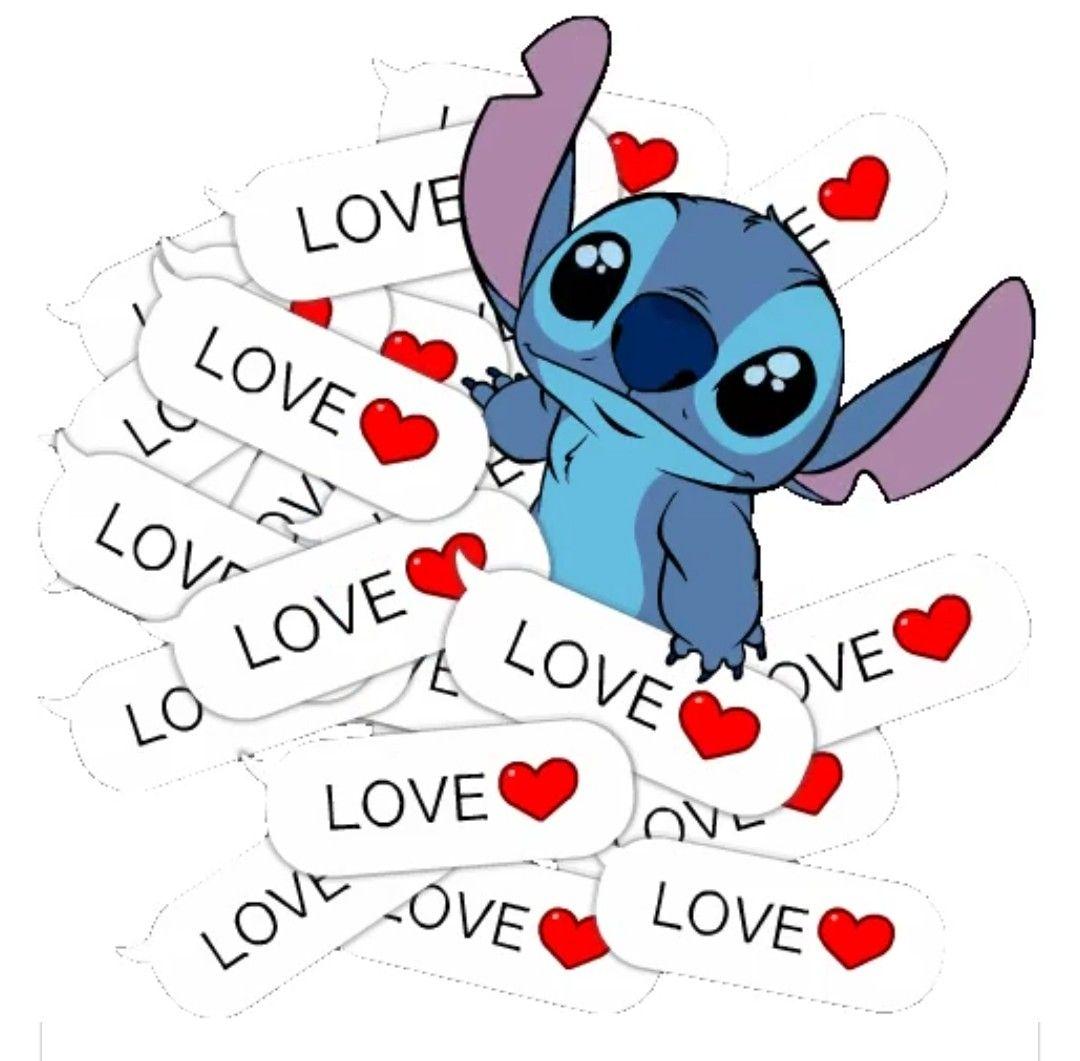 Love Stitch And Angel Wallpapers