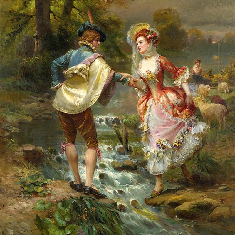 Lovers Painting Images Wallpapers