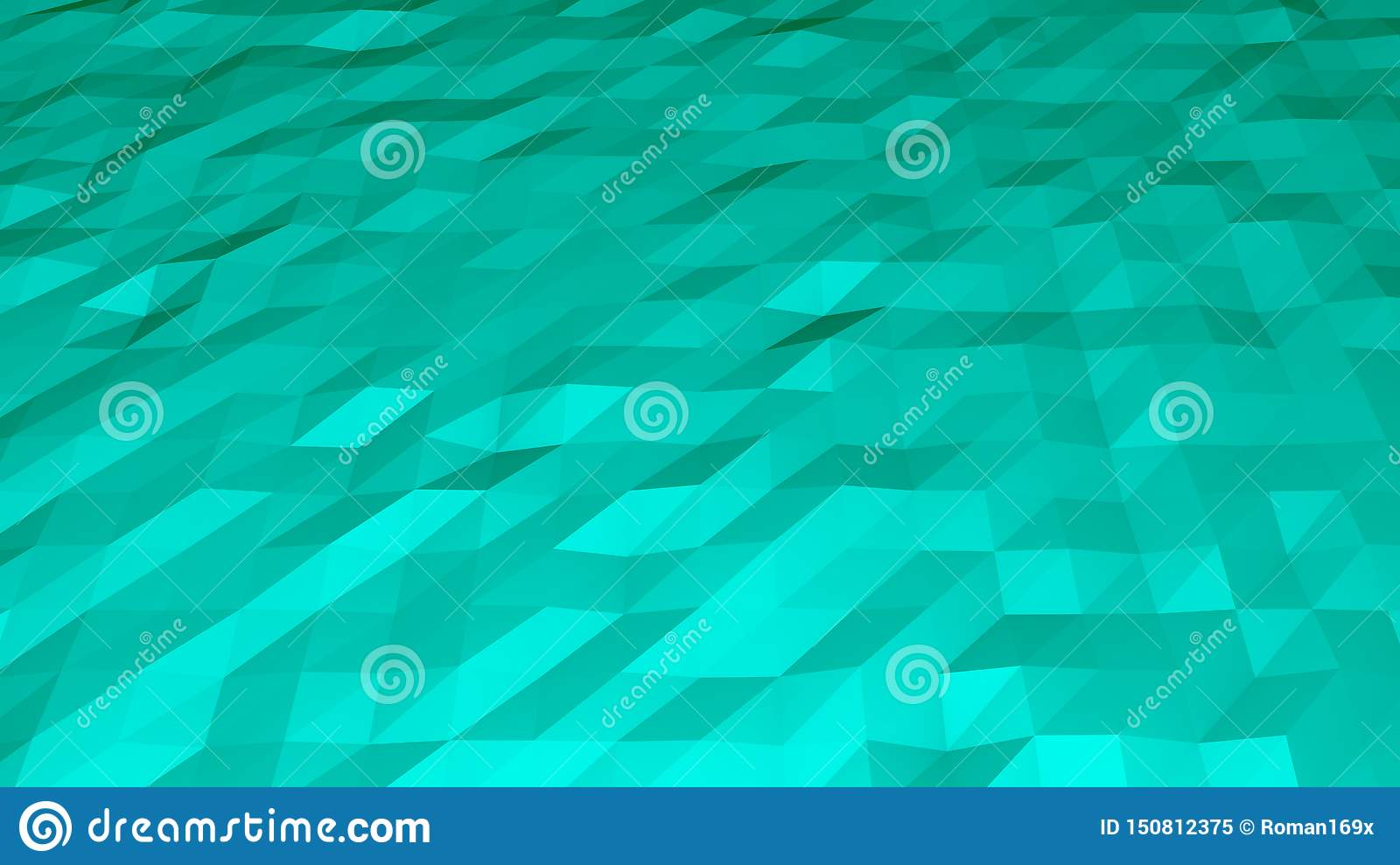 Low Poly Blue Geometry Artwork Wallpapers