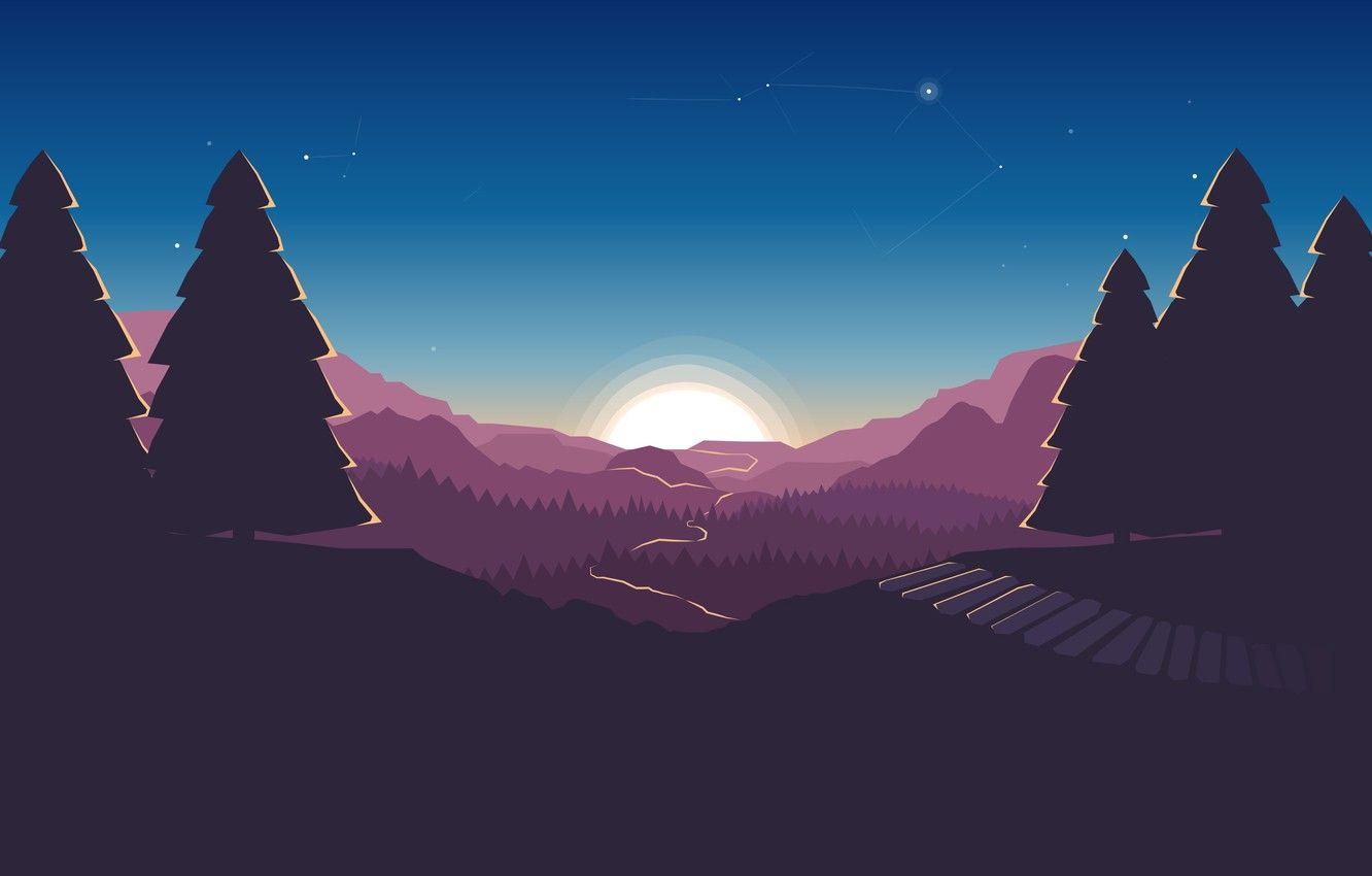 Low Poly Landscape Wallpapers