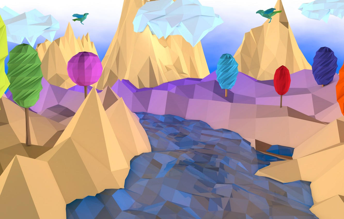 Low Poly Landscape Wallpapers