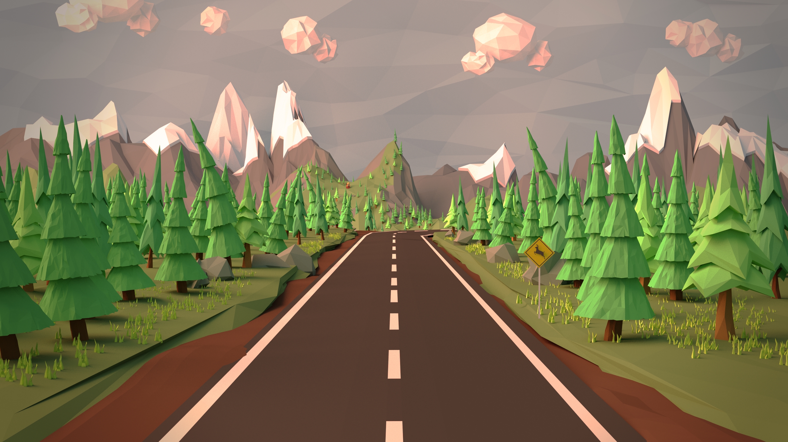 Low Poly Landscape Wallpapers