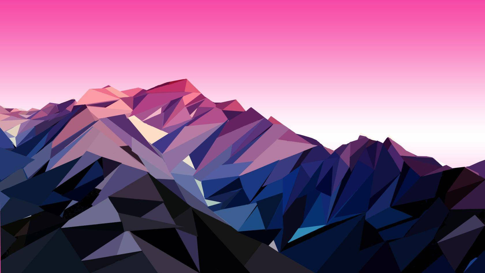 Low Poly Mountains Wallpapers