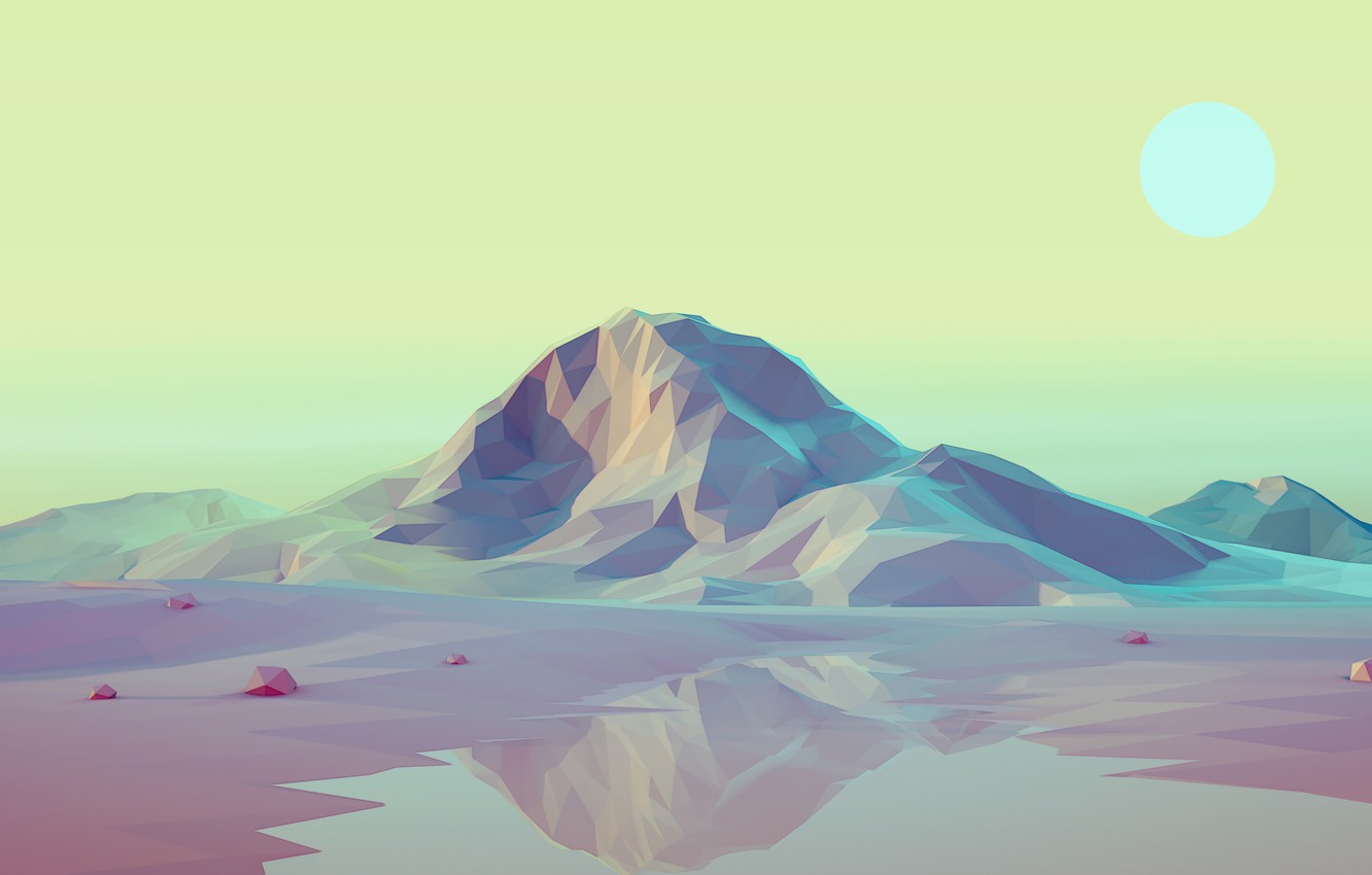 Low Poly Mountains Wallpapers