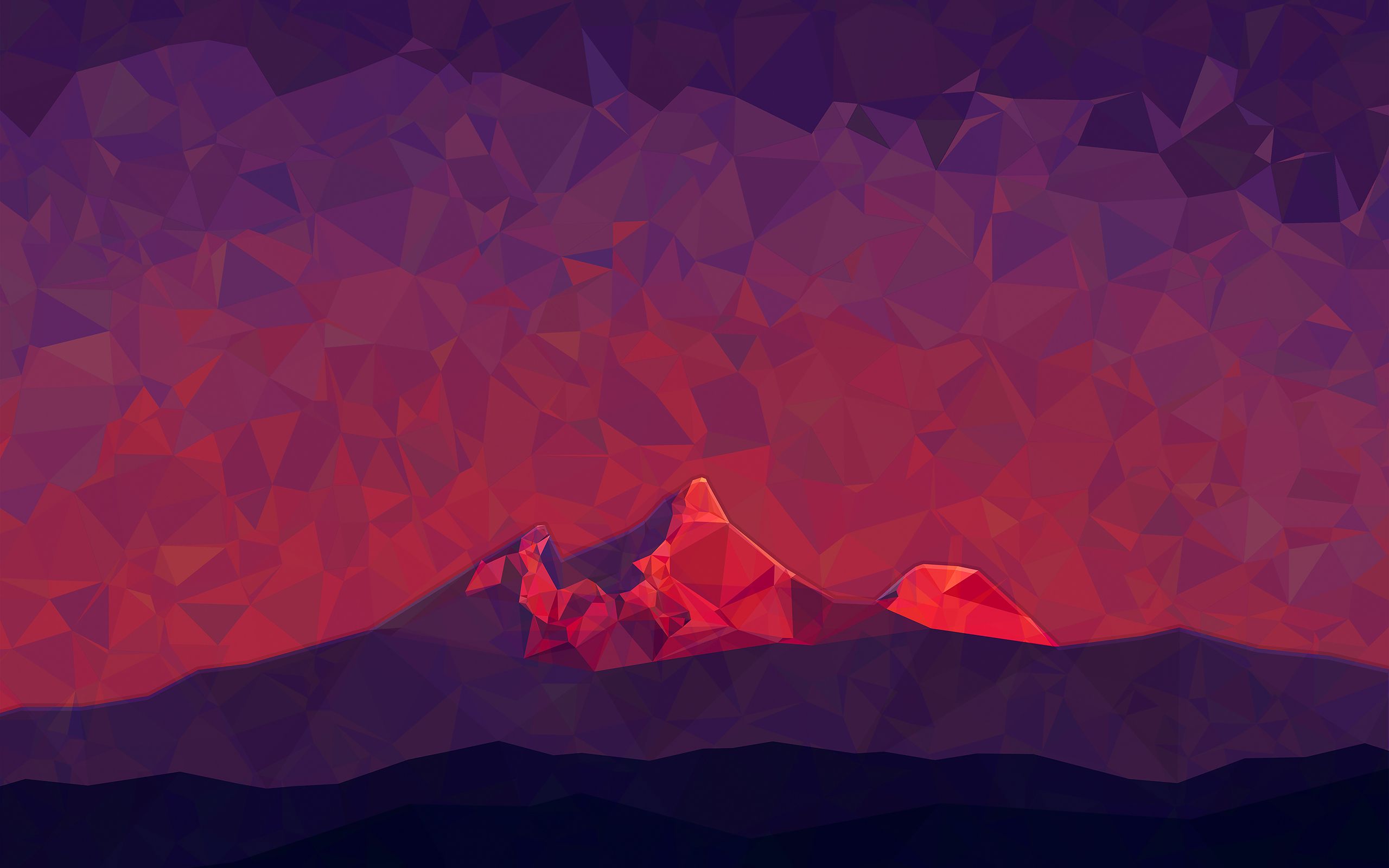 Low Poly Mountains Wallpapers