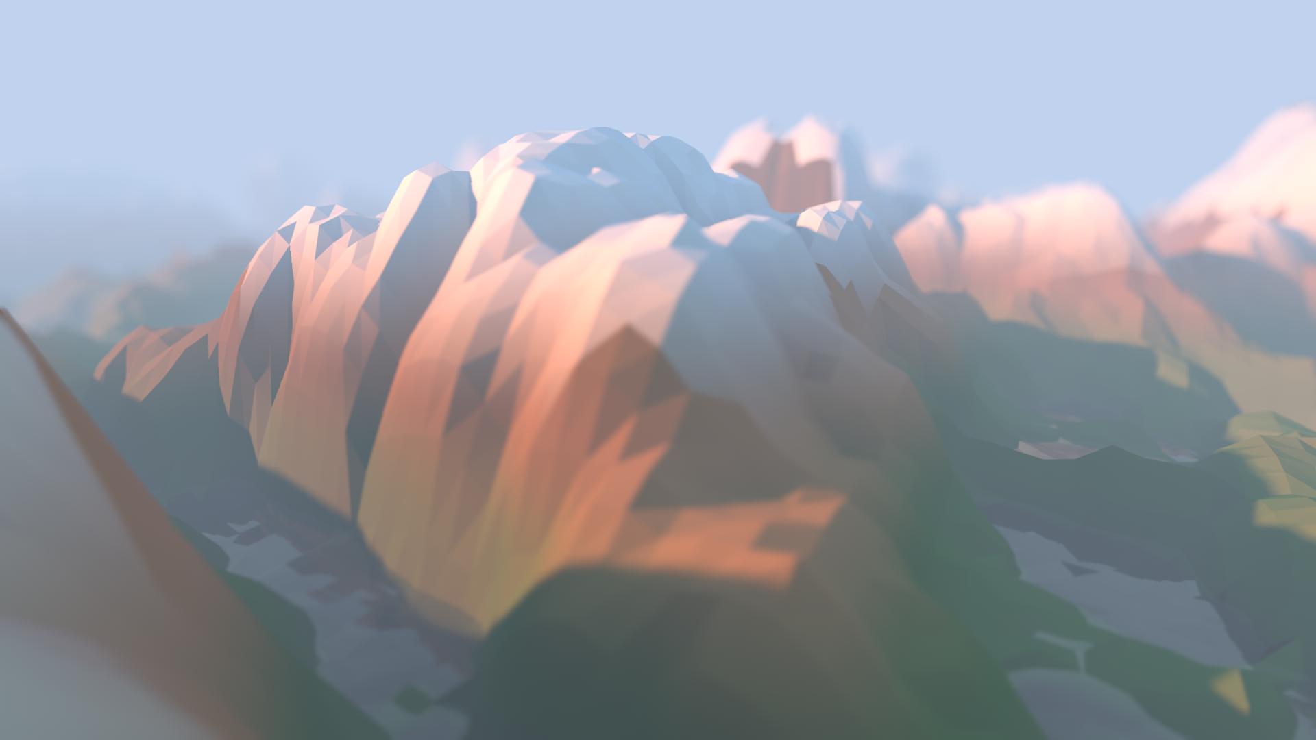 Low Poly Mountains Wallpapers