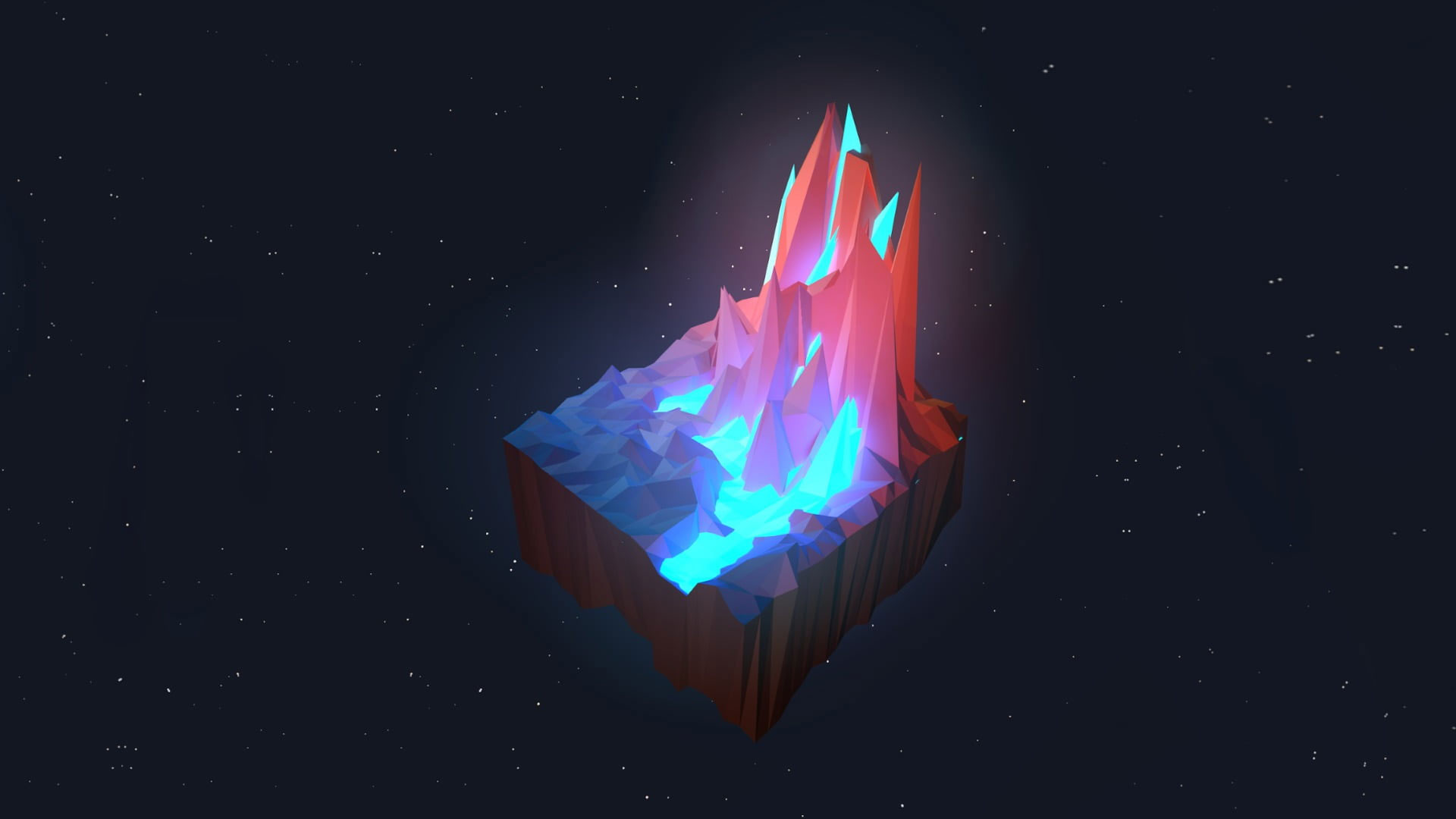 Low Poly Mountains Wallpapers