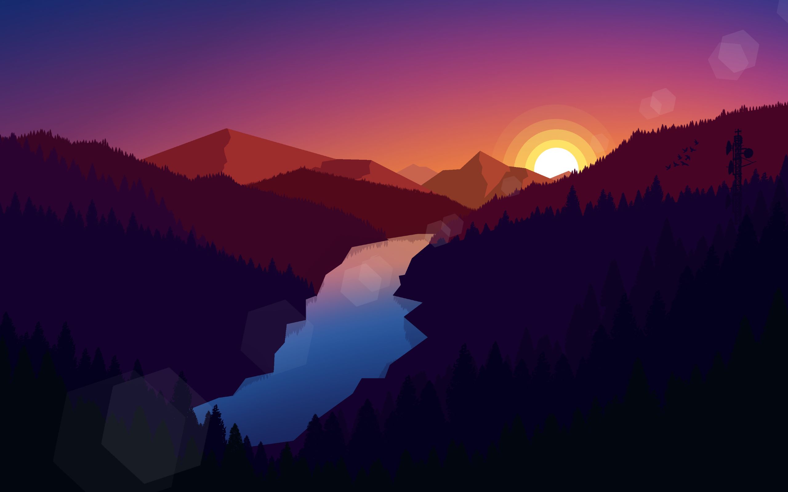 Low Poly Mountains Wallpapers