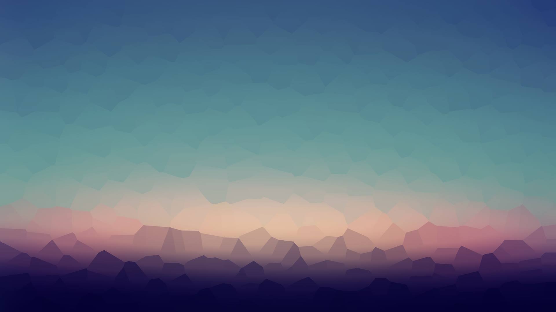 Low Poly Sunset Wallpapers