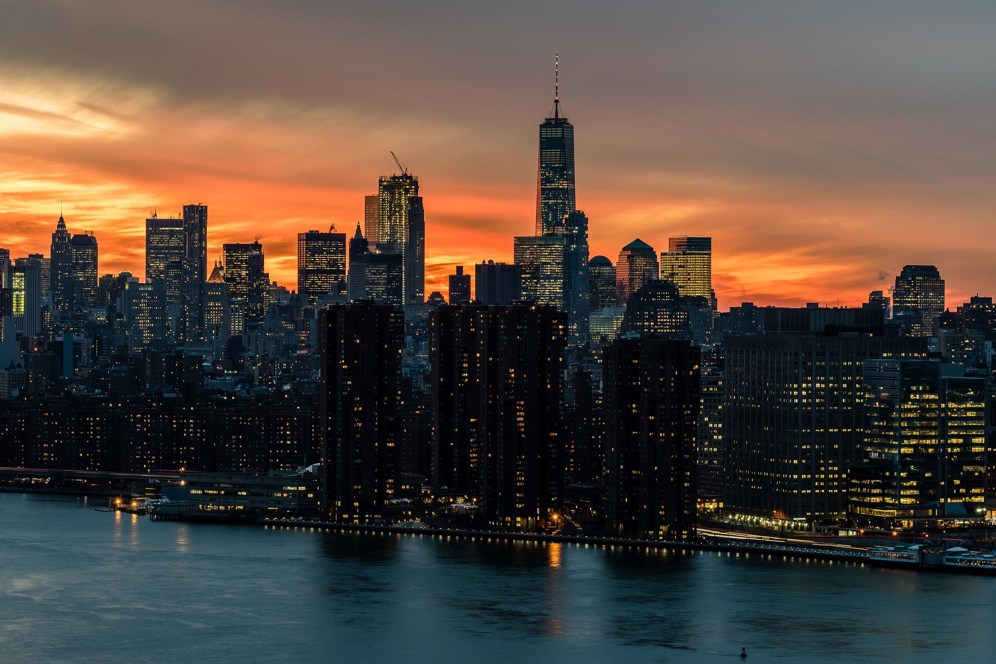 Lower Manhattan Sunset Wallpapers