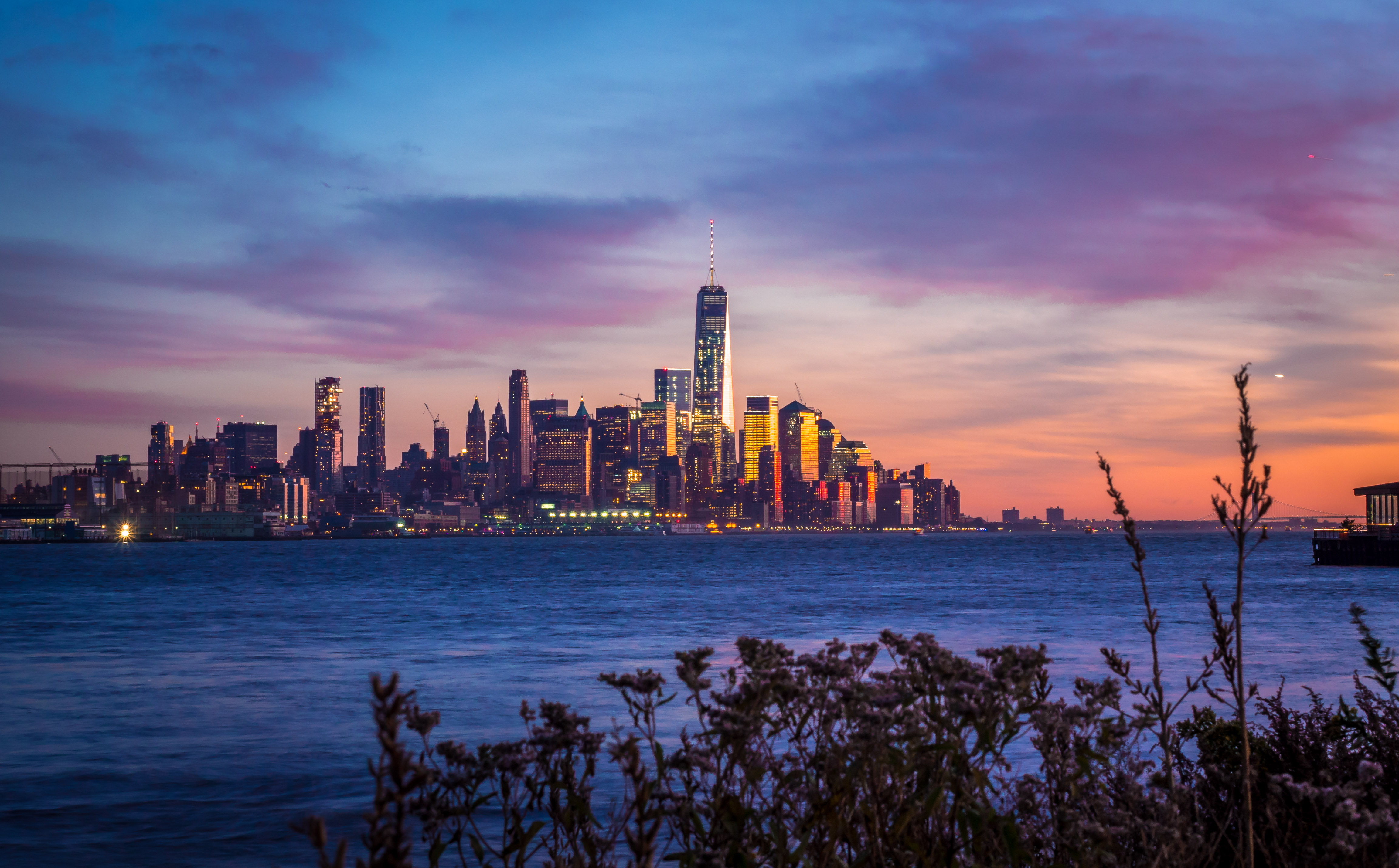 Lower Manhattan Sunset Wallpapers