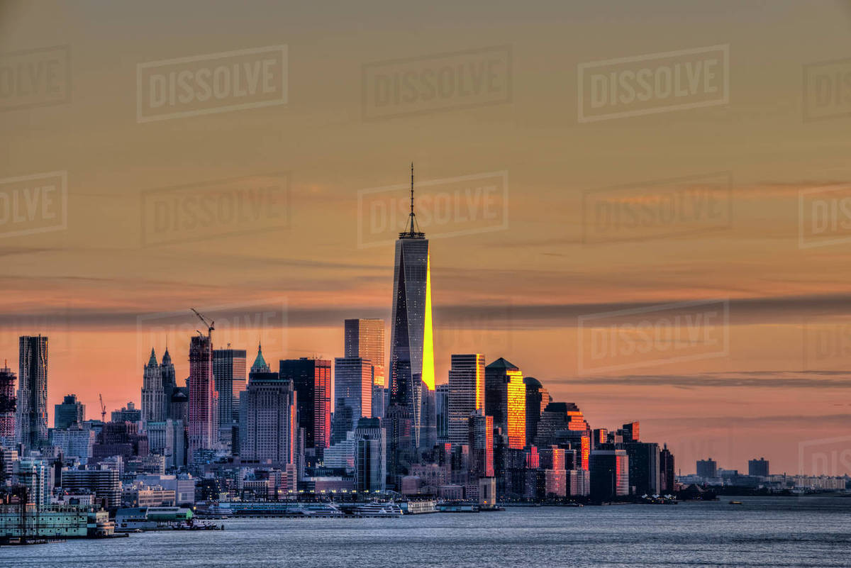 Lower Manhattan Sunset Wallpapers