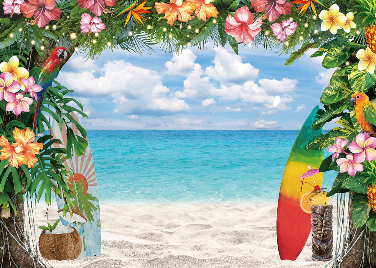 Luau Beach Background