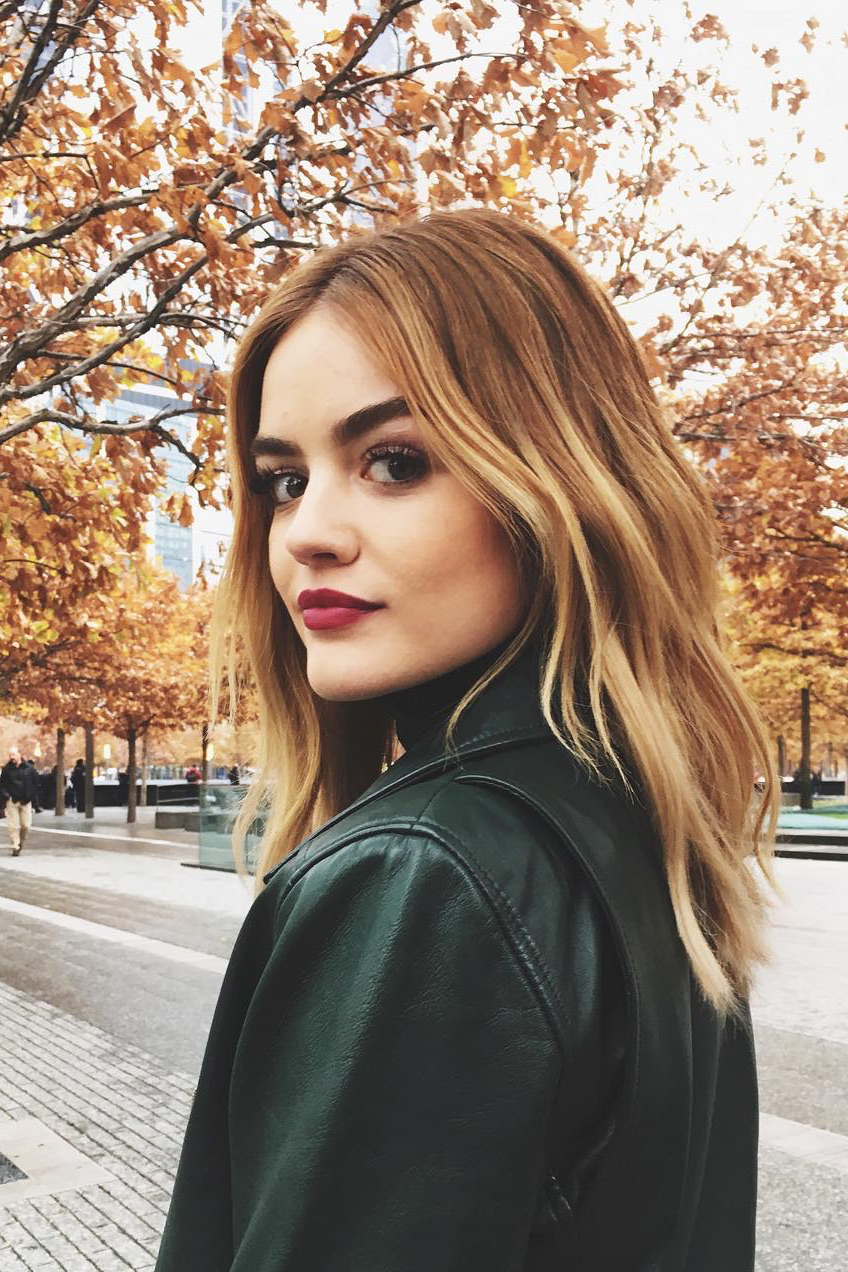 Lucy Hale Blonde Hair Look Portrait Wallpapers