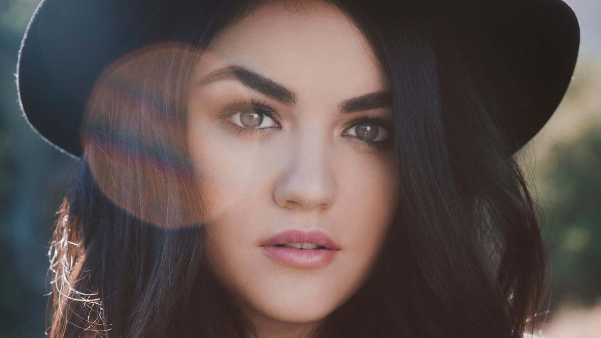 Lucy Hale Close-Up Face Wallpapers