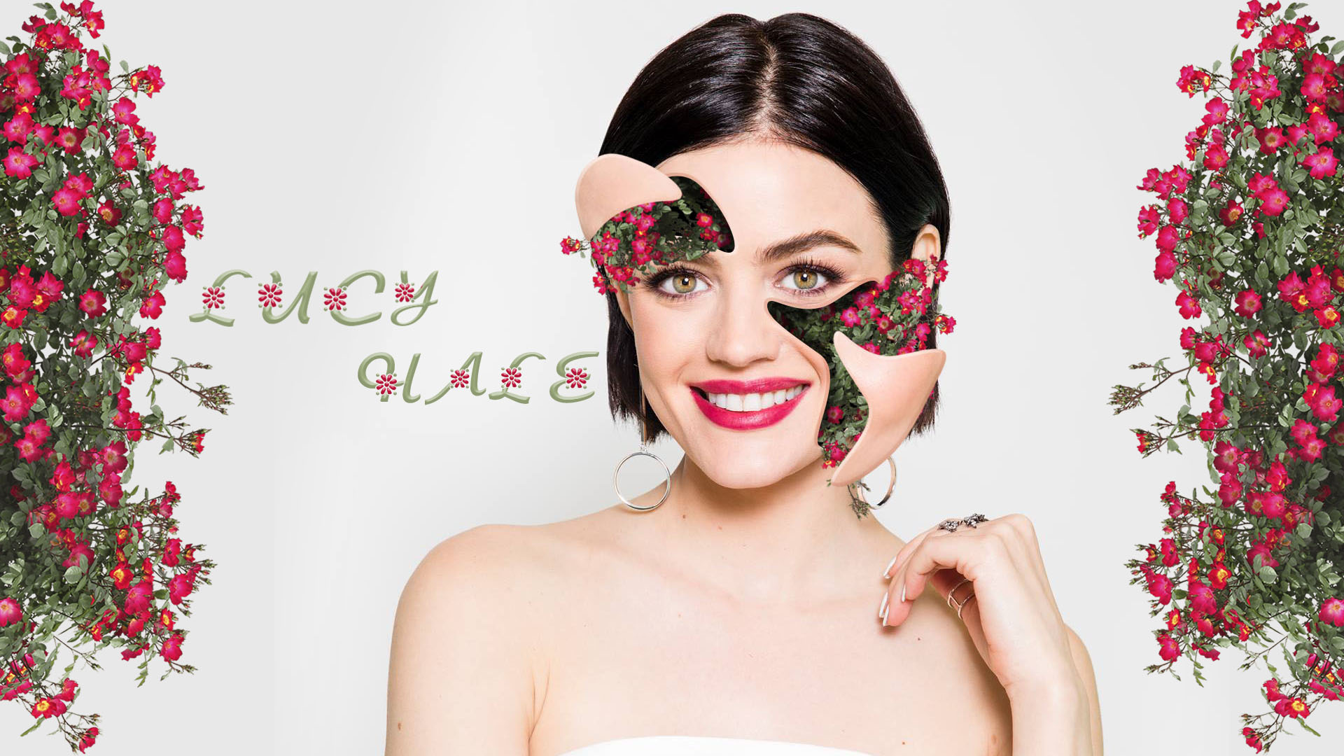 Lucy Hale Face Wallpapers