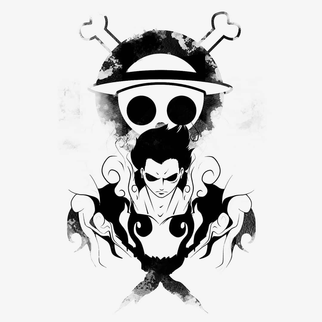 Luffy Black And White Wallpapers