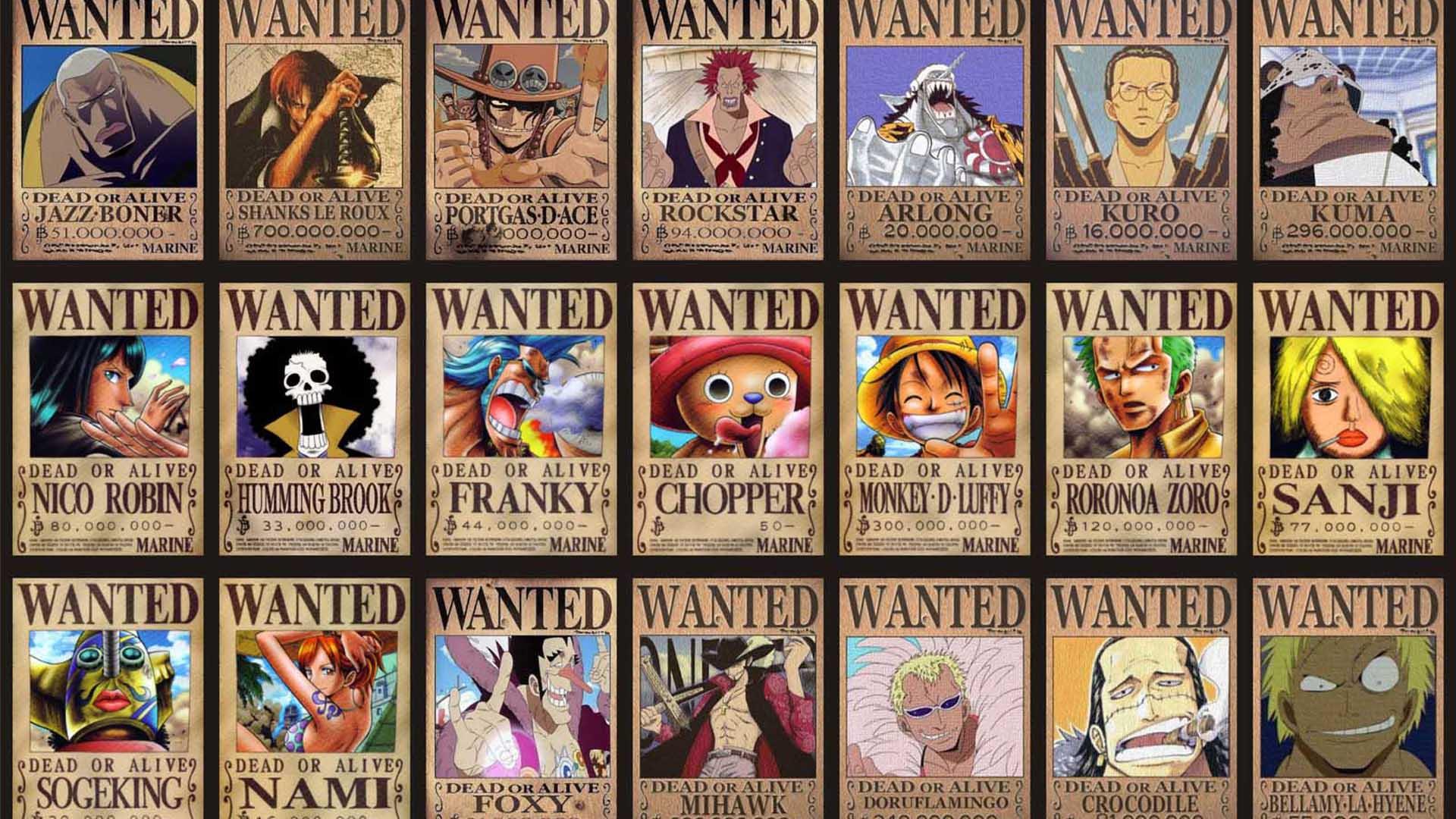 Luffy Bounty Wallpapers