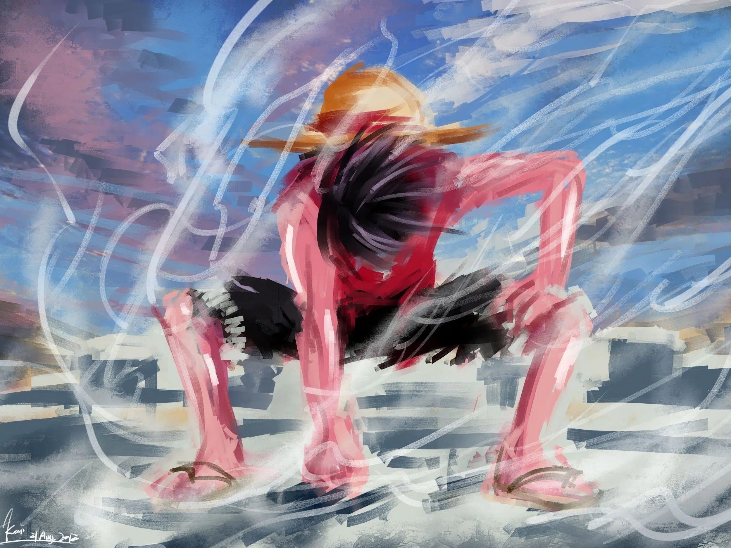 Luffy Gear 2 Wallpapers