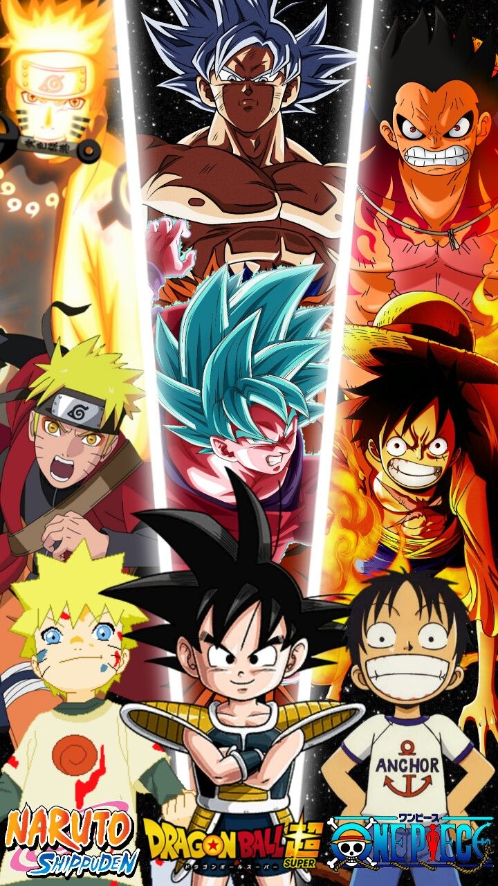 Luffy Goku Naruto Wallpapers