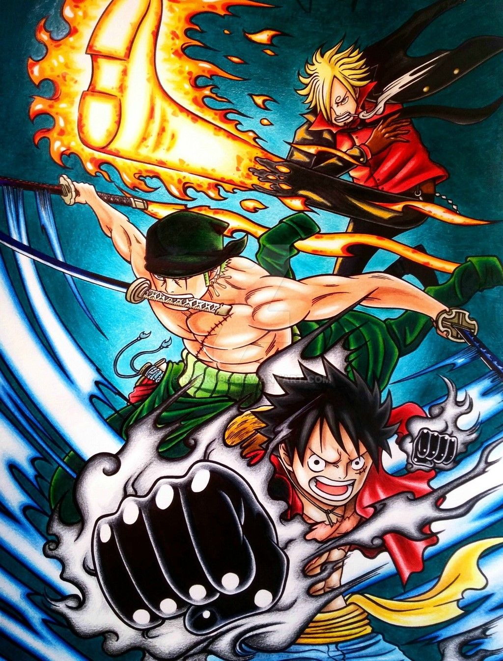 Luffy Sanji Zoro Wallpapers