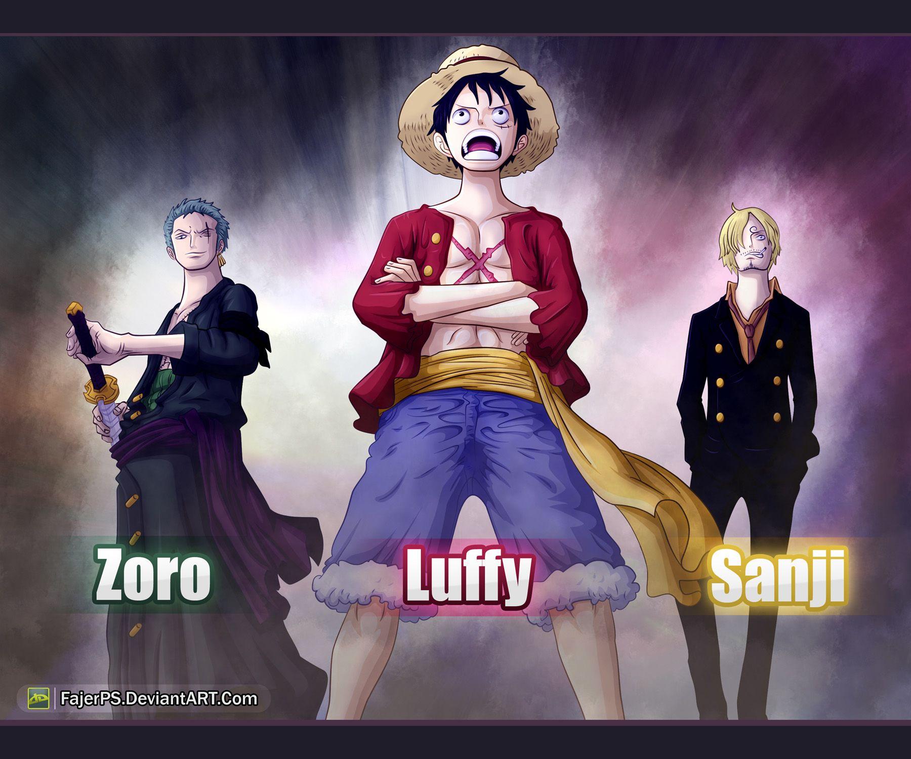 Luffy Sanji Zoro Wallpapers