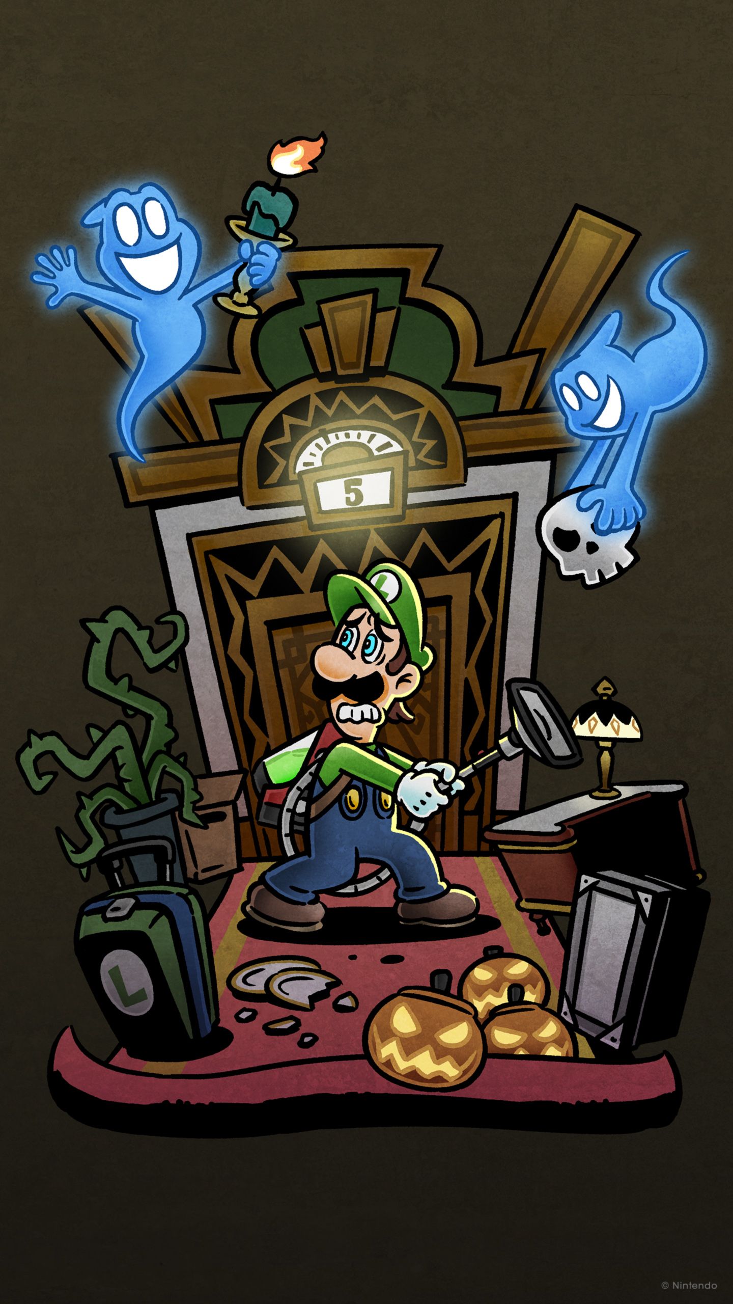 Luigi Iphone Wallpapers