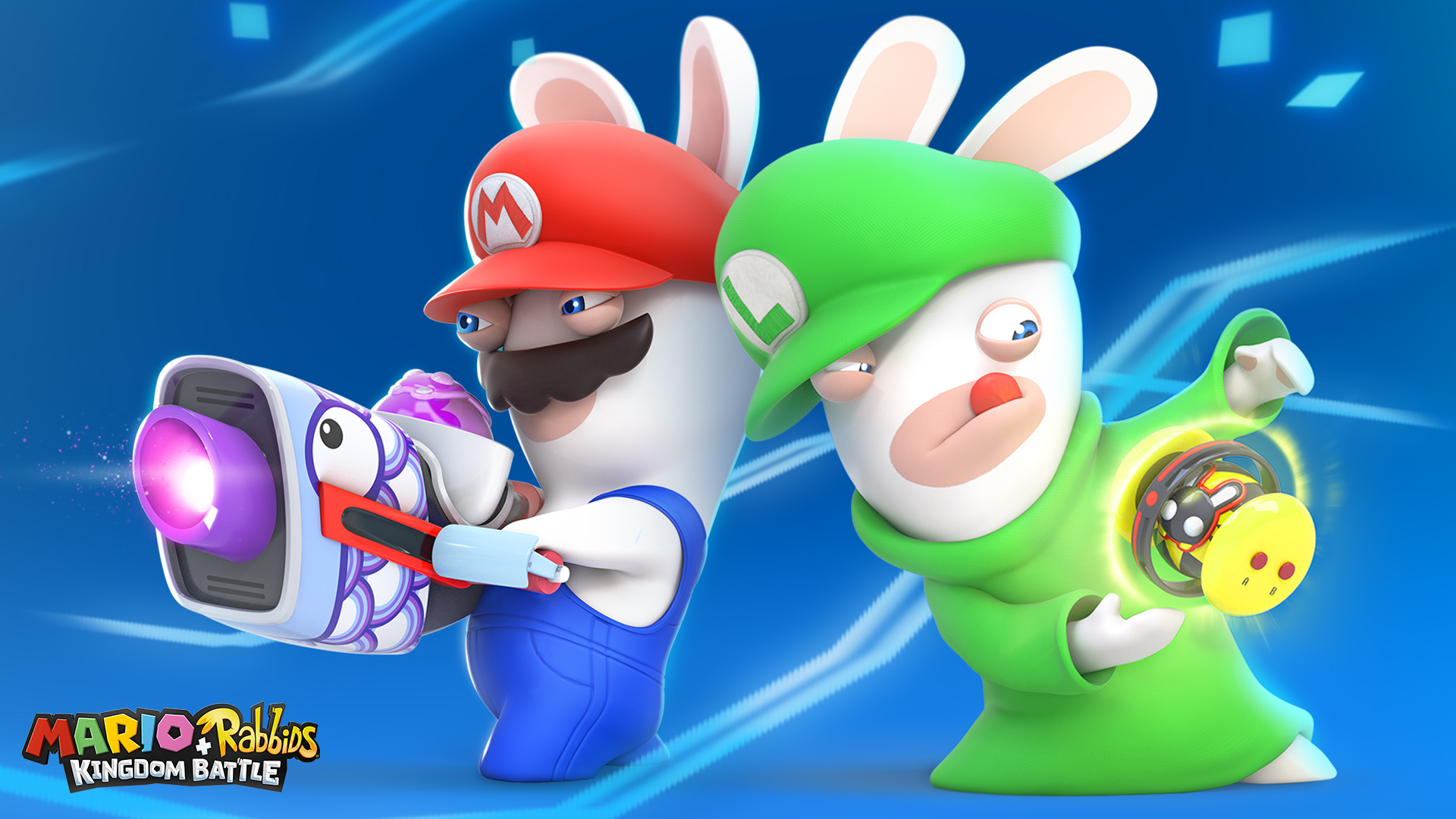 Luigi Mario Raving Rabbids Wallpapers