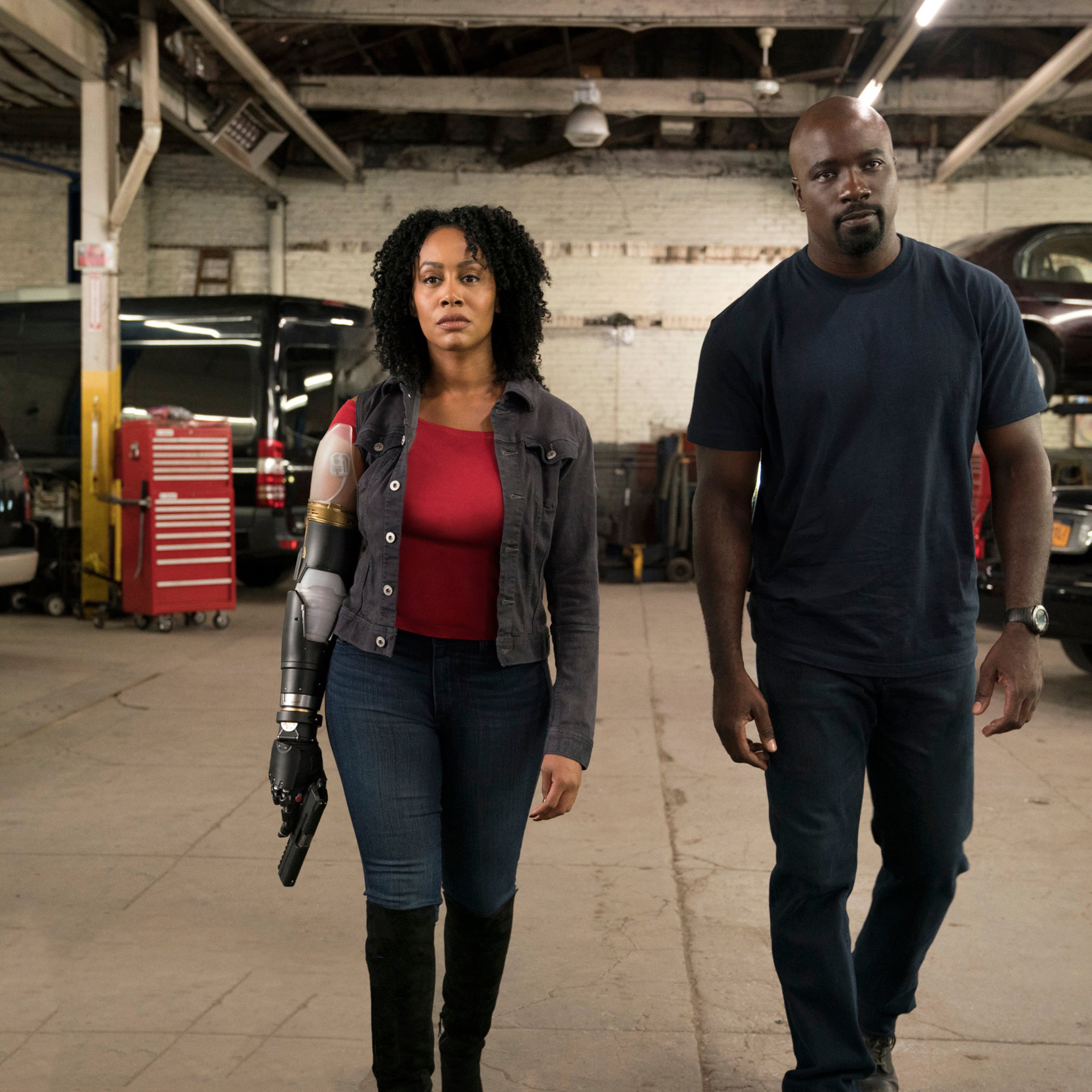 Luke Cage Misty Knight With Bionic Arm Wallpapers