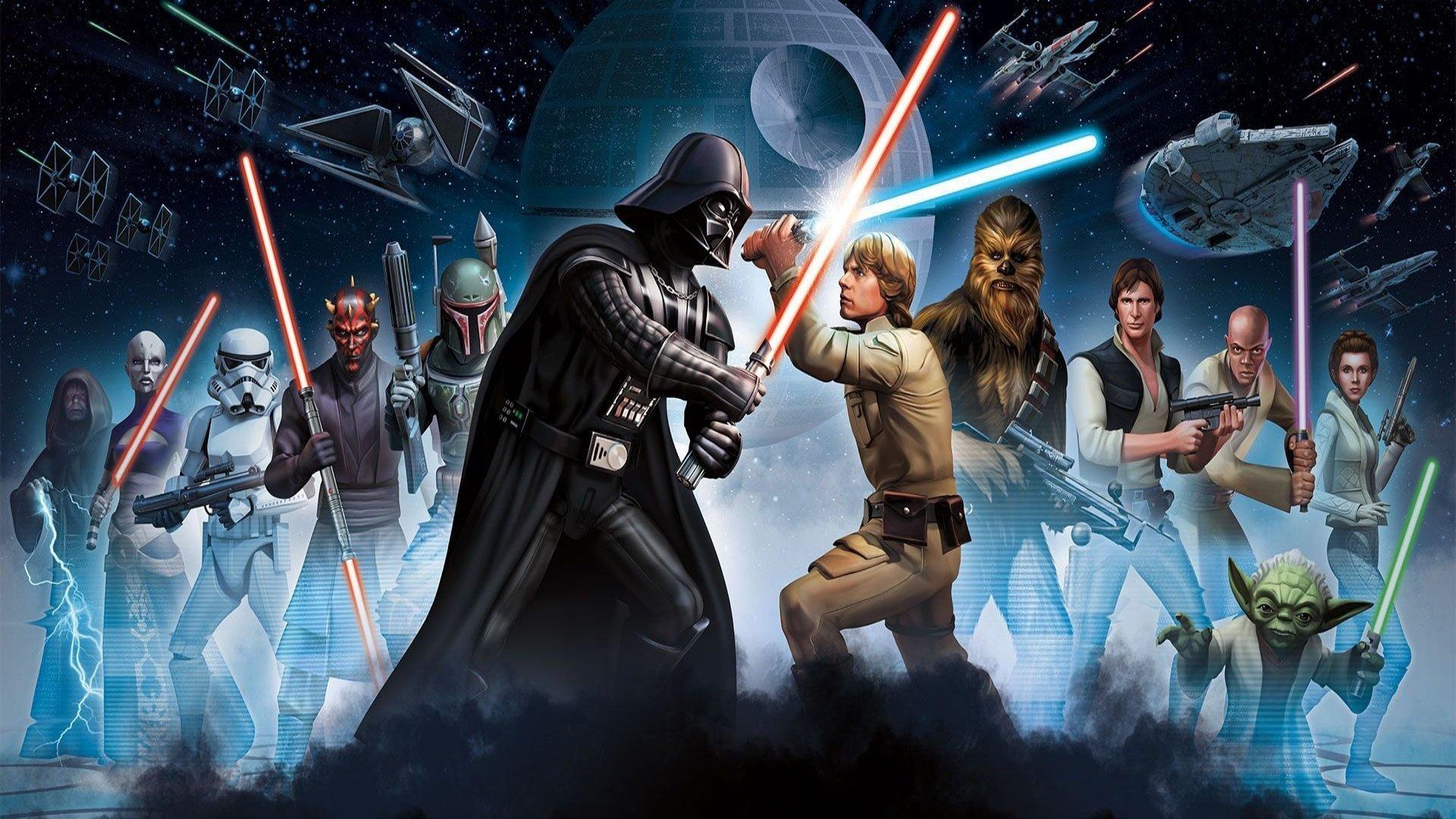 Luke Skywalker Vs Darth Vader Emperor Palpatin Wallpapers