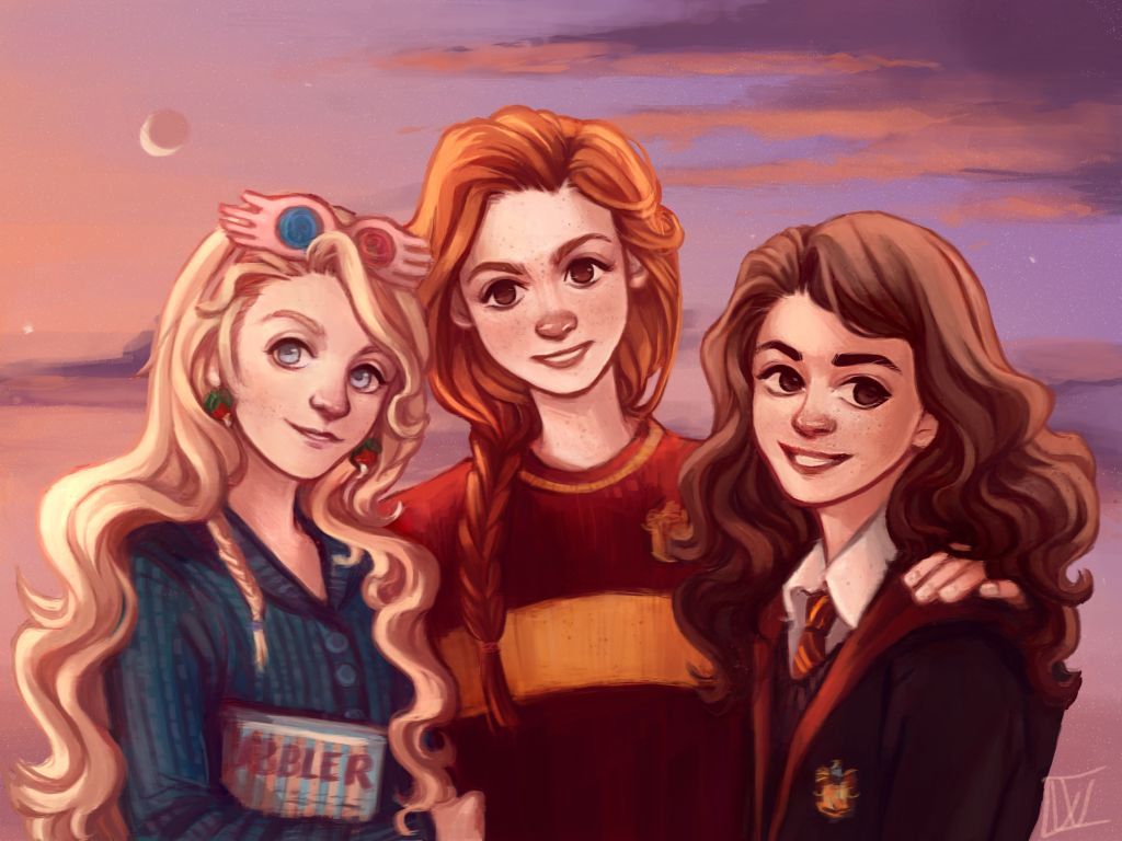 Luna Hermione And Ginny Wallpapers