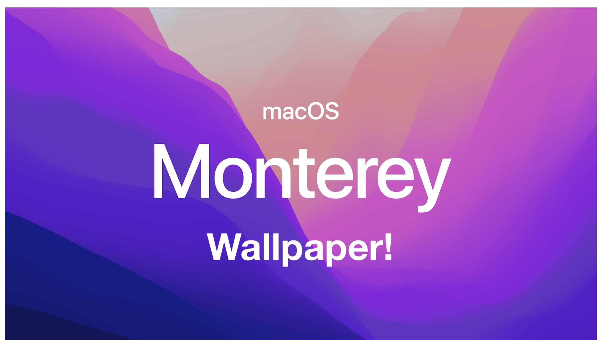 Macos 12 Monterey Stock Dark Wallpapers