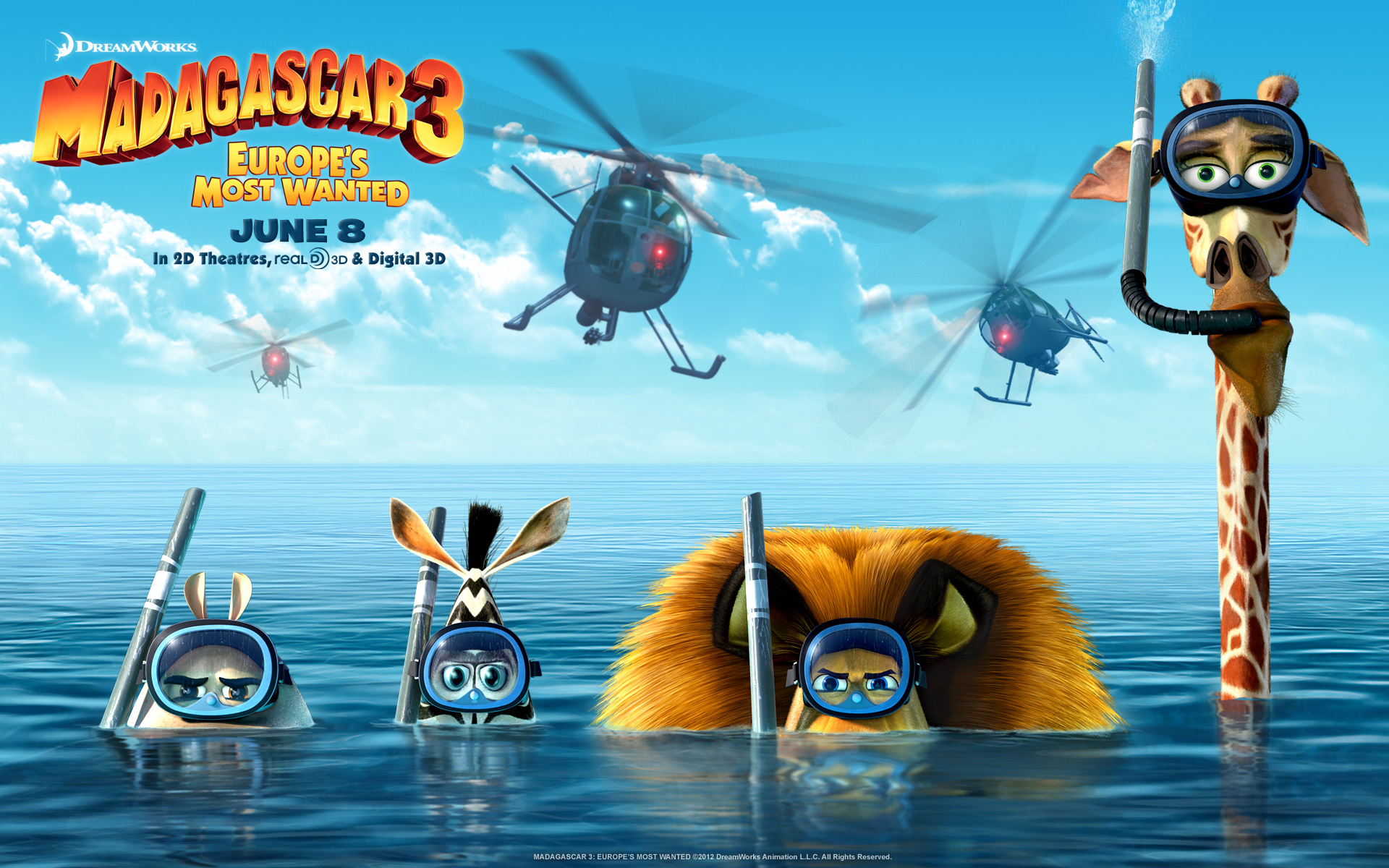 Madagascar 3: Europe'S Most Wanted Wallpapers