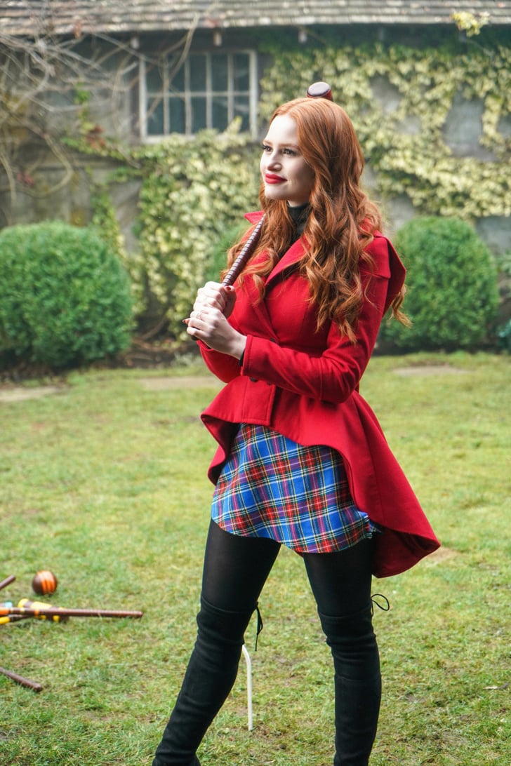 Madelaine Petsch in Red Wallpapers