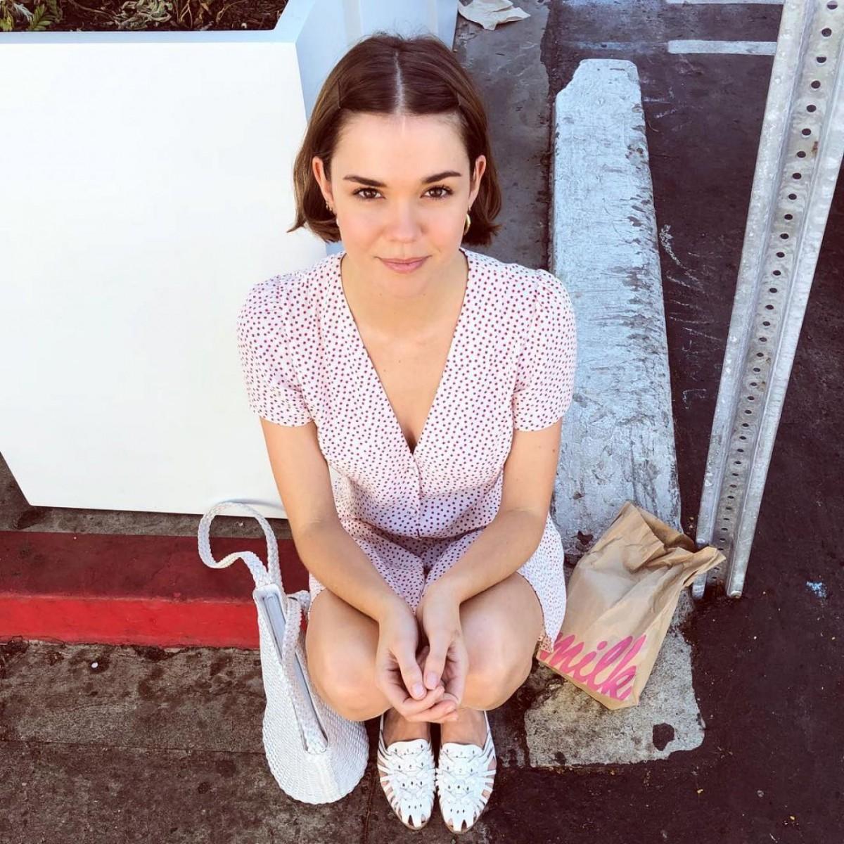 Maia Mitchell Cute Smile Wallpapers