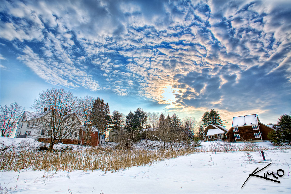 Maine Winter Scene Wallpapers