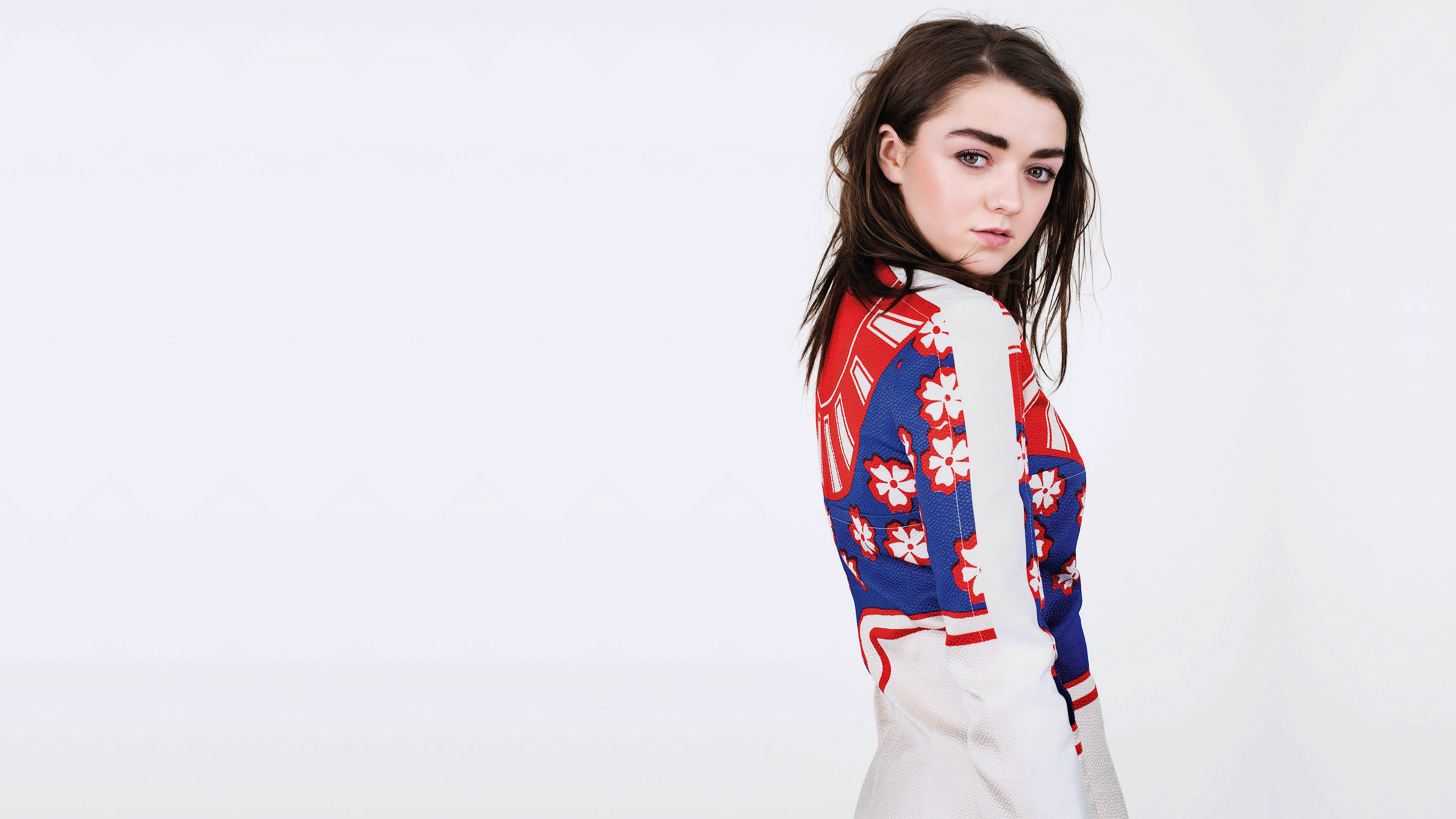 Maisie Williams Actress Black &amp; White Wallpapers