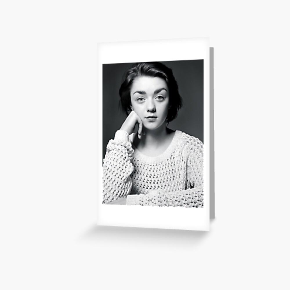 Maisie Williams Black &amp; White Wallpapers