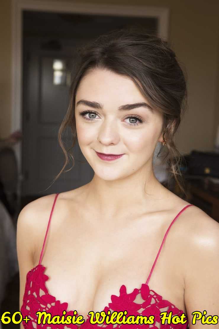 Maisie Williams in Red Wallpapers