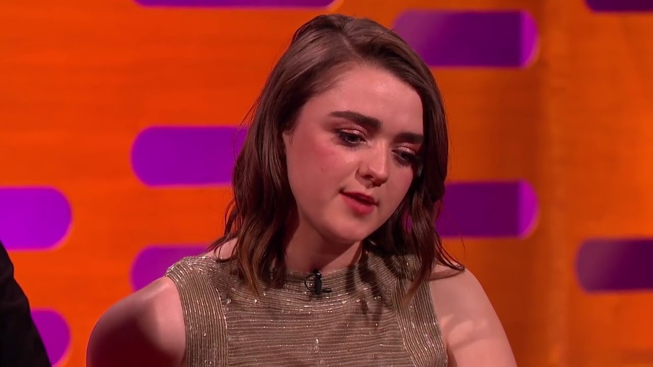 Maisie Williams Purple Hair Style Wallpapers