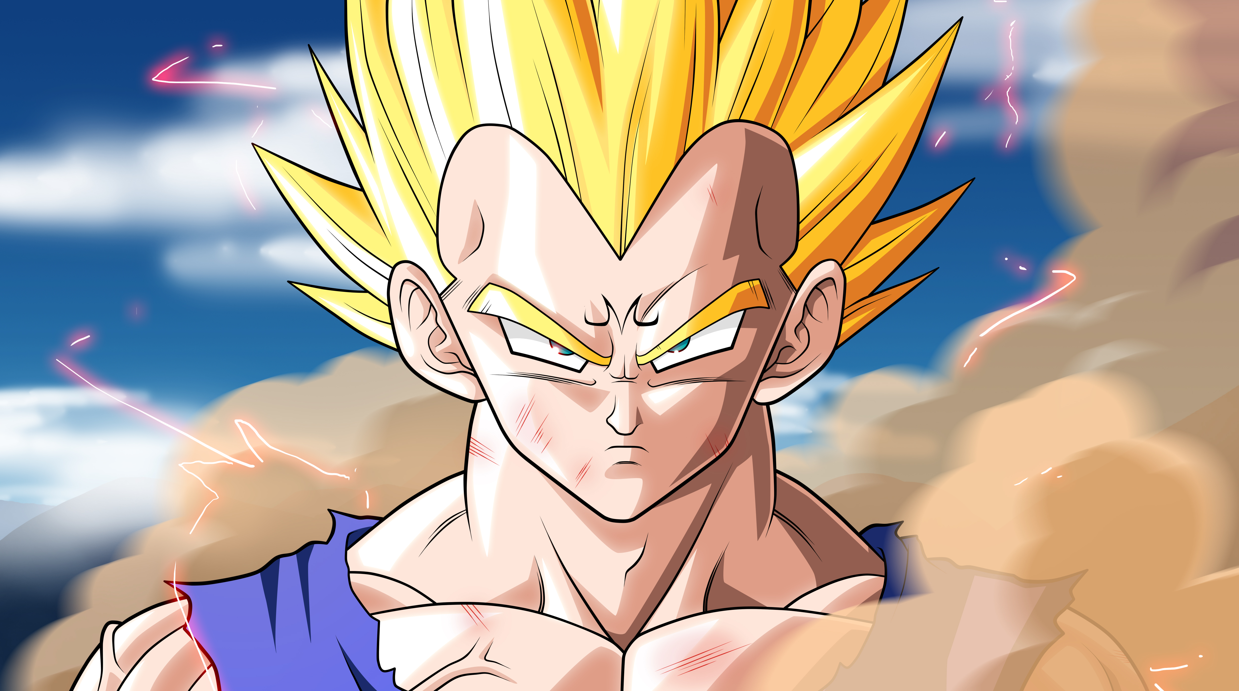 Majin Vegeta Smile Wallpapers