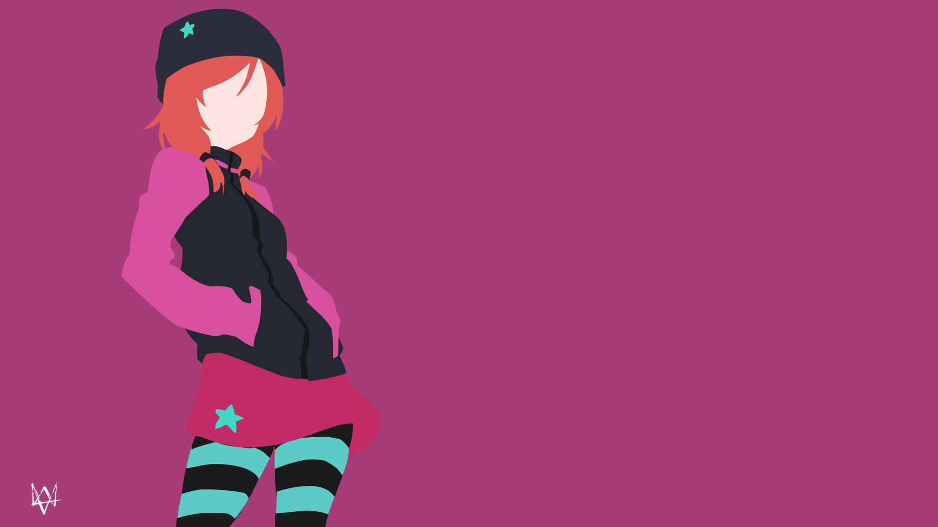 Maki Nishikino Minimal Wallpapers