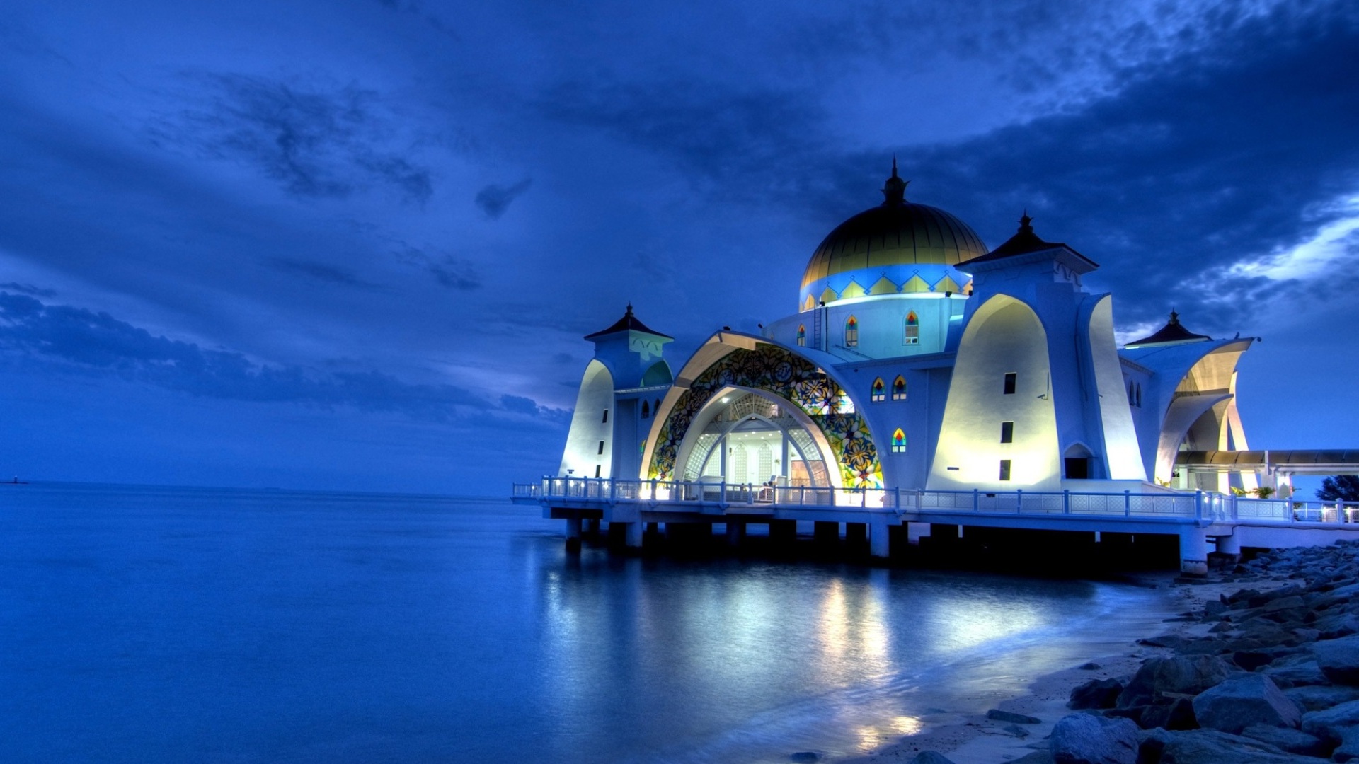 Malacca Straits Mosque Wallpapers