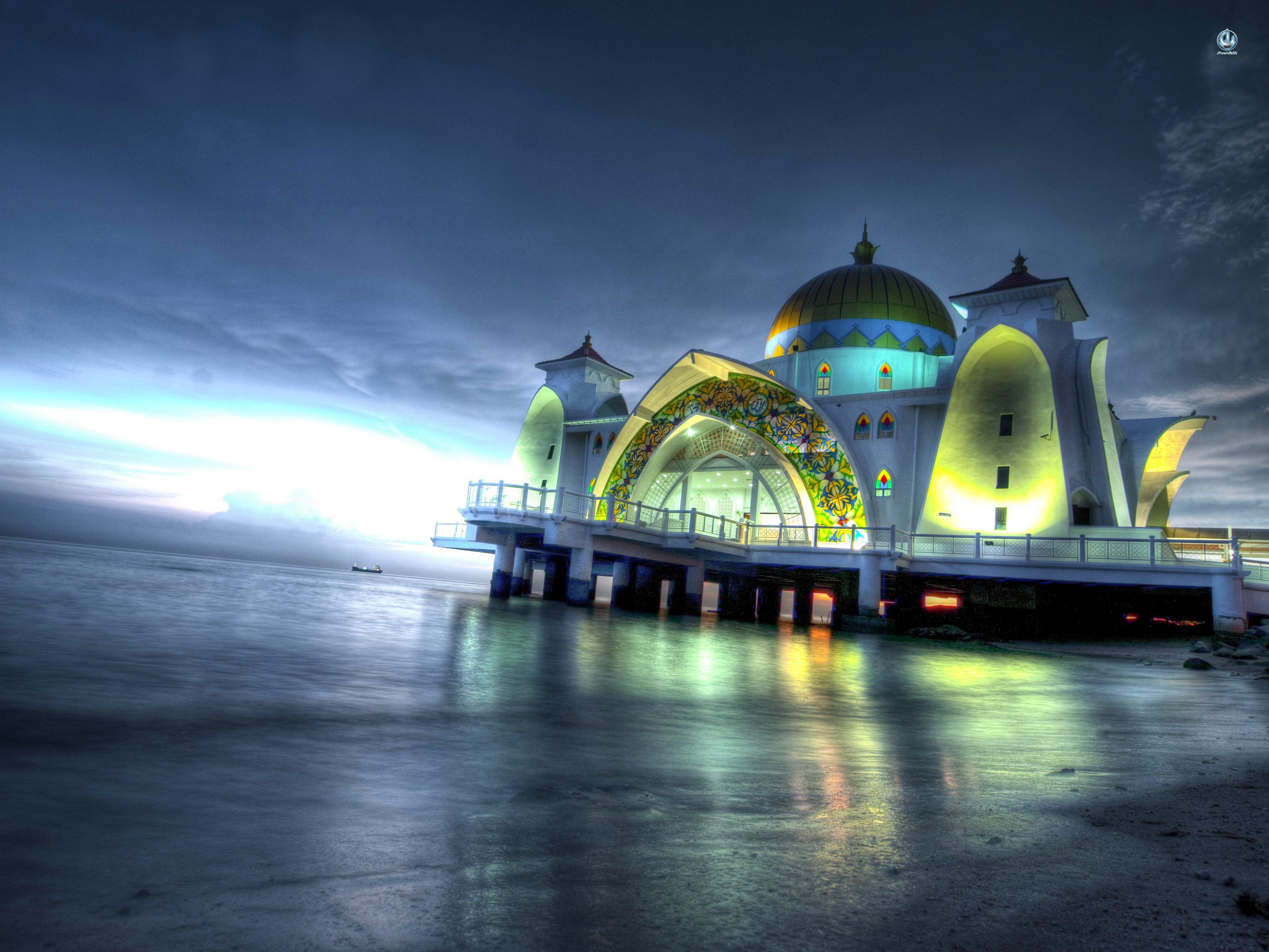 Malacca Straits Mosque Wallpapers