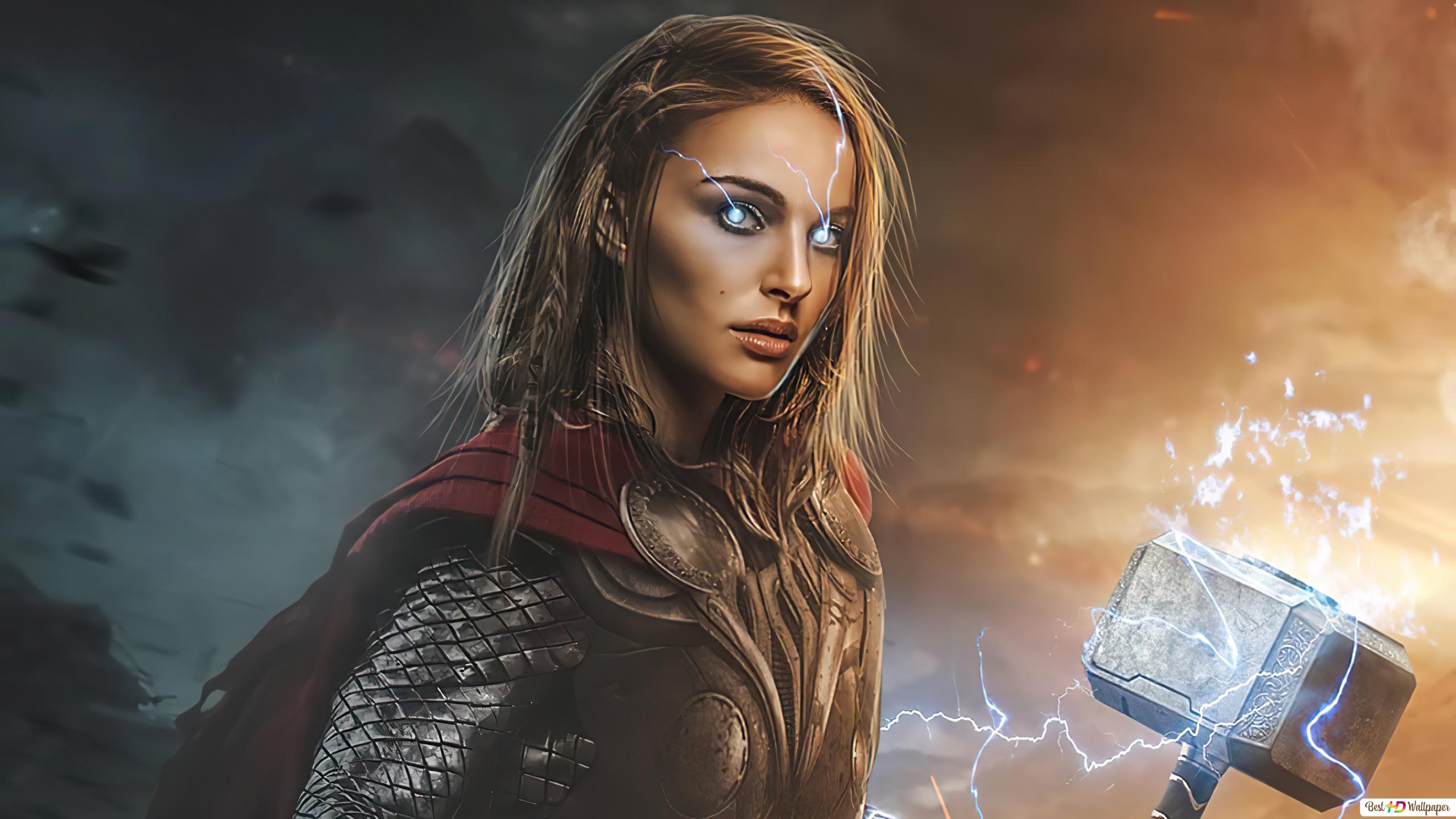 Male And Female Thor With Valkyrie Wallpapers