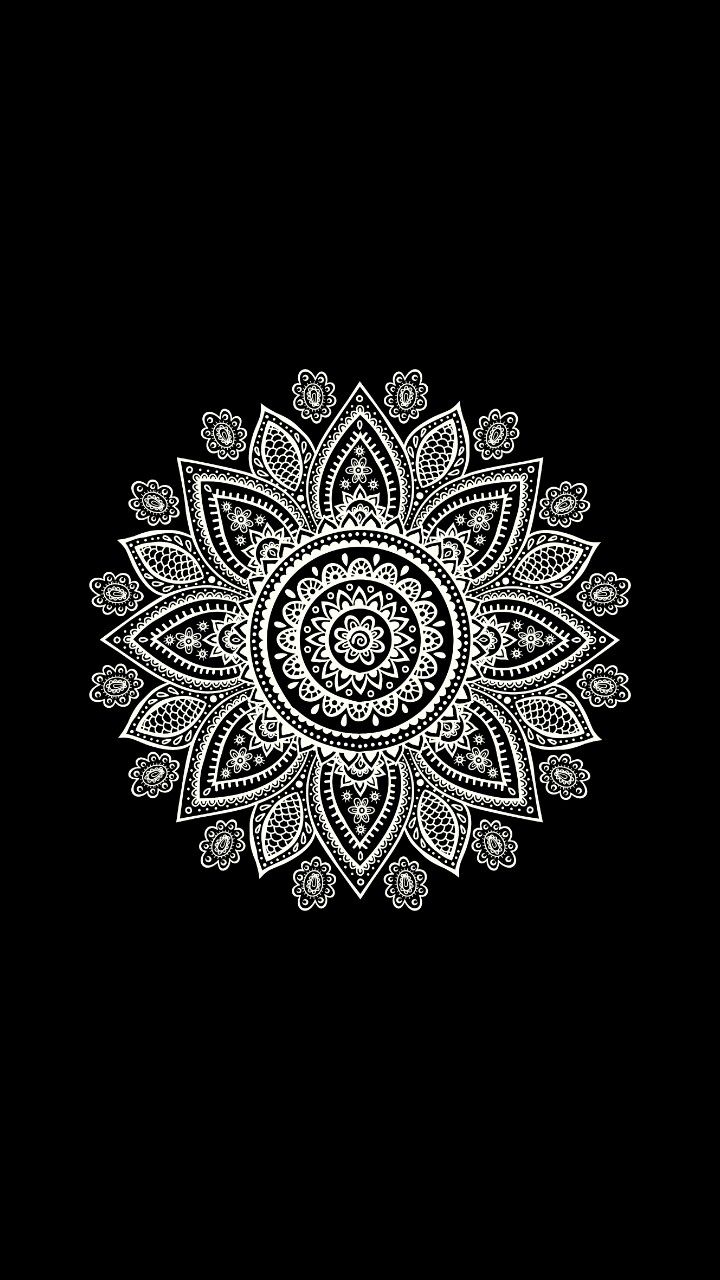 Mandala Black And White Wallpapers