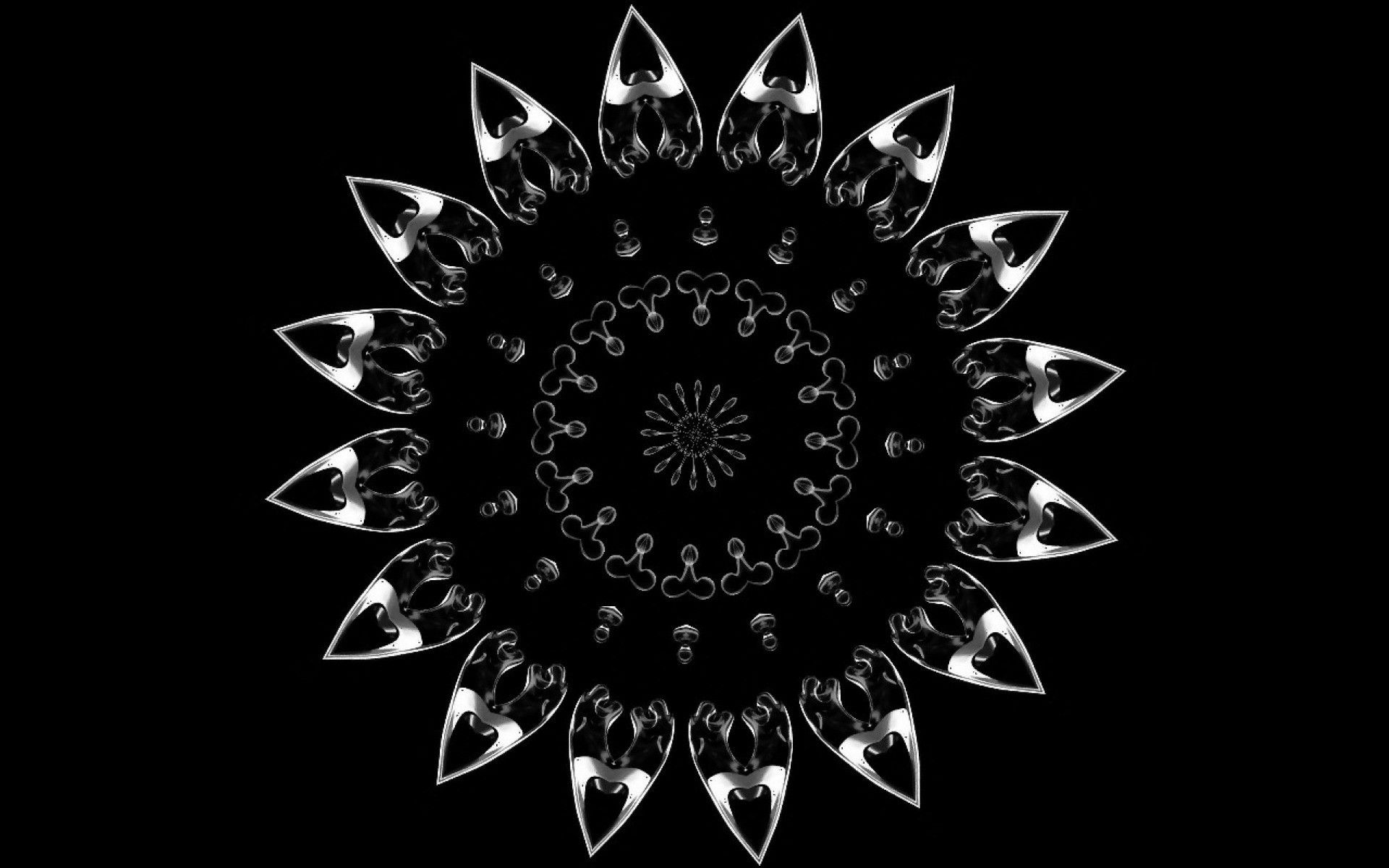 Mandala Black And White Wallpapers